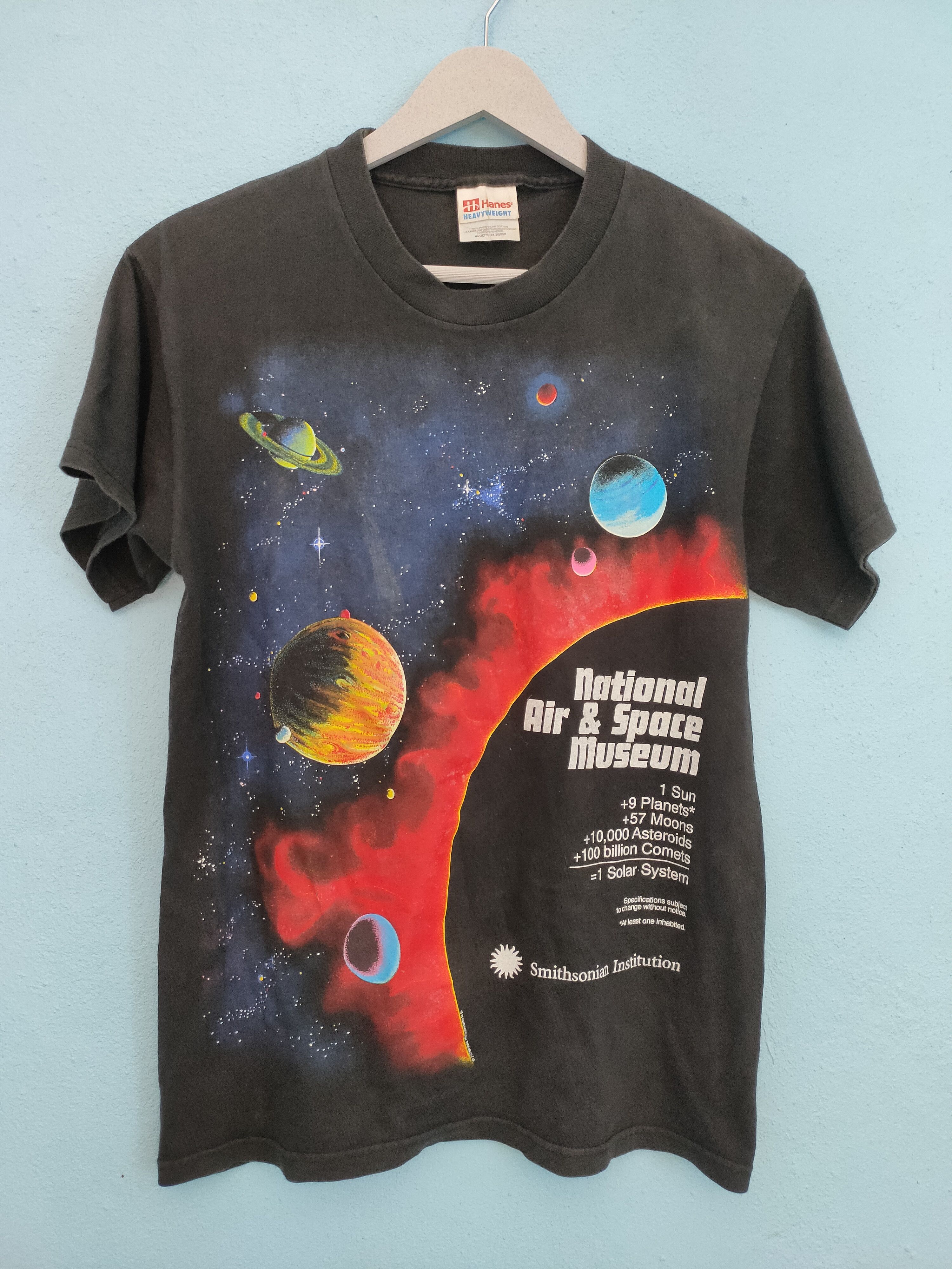 Hanes Vintage 1990 Peter Kull Harlequin NG solar system tee Size US S / EU 44-46 / 1 - 1 Thumbnail