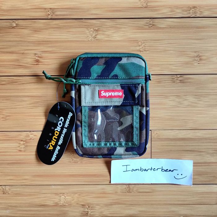 Supreme utility pouch woodland sales camo