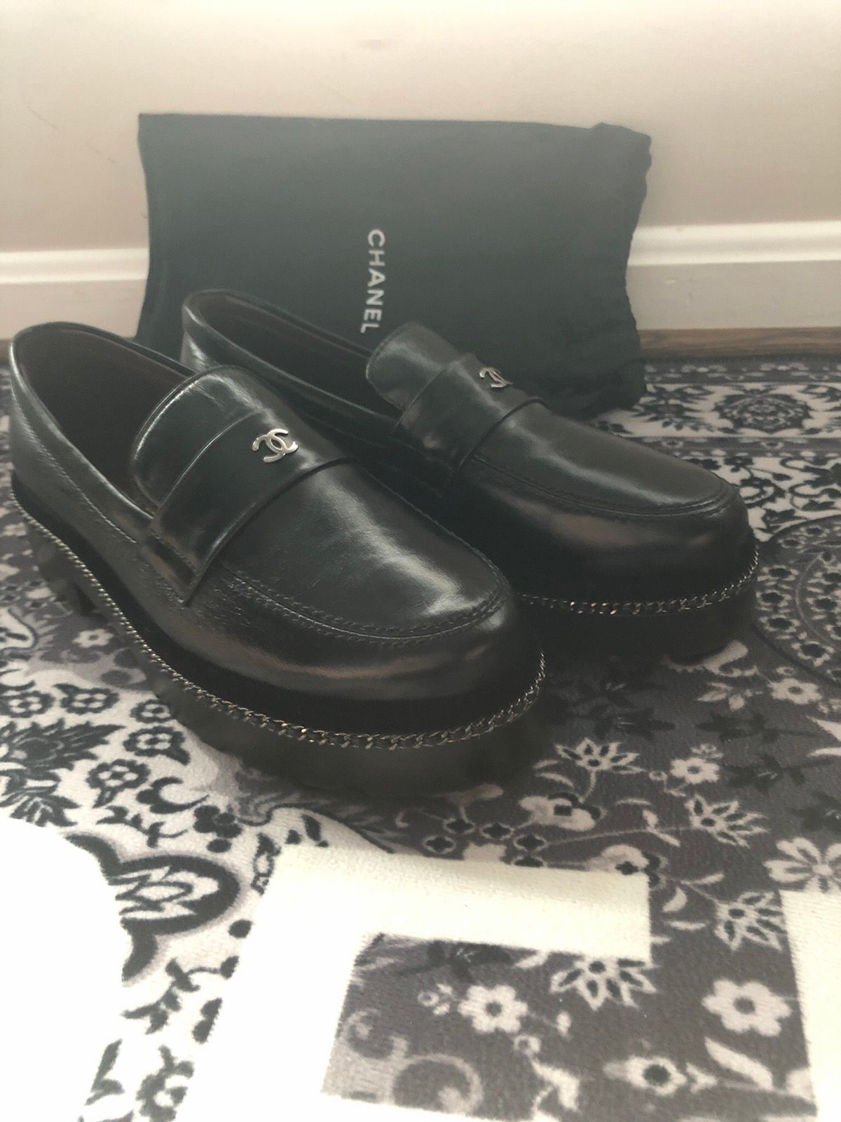 Chanel Chanel Platform Loafers Womens