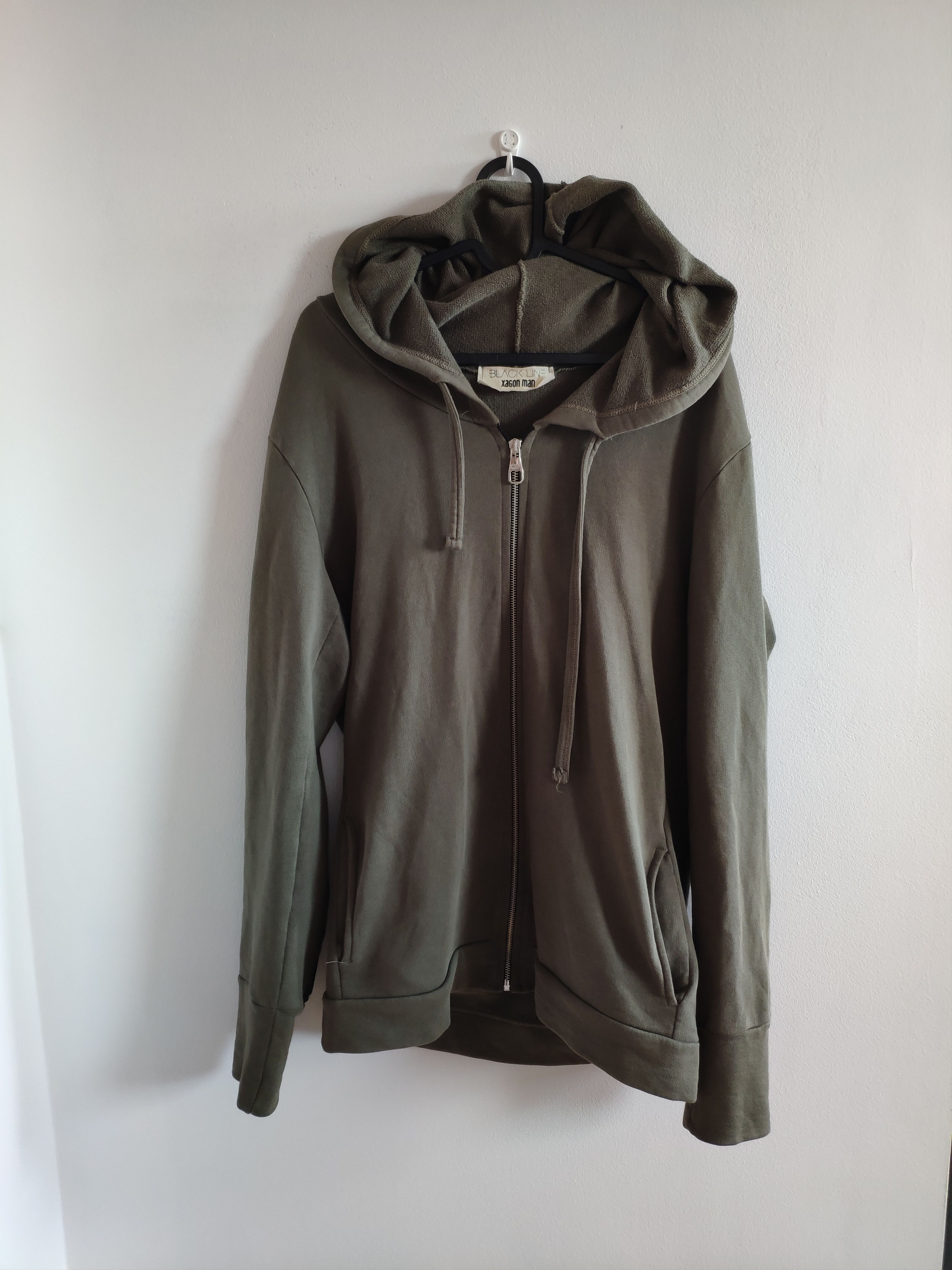 Xagon Man Xagon Man Black line olive zip hoodie Size US XL / EU 56 / 4 - 1 Thumbnail