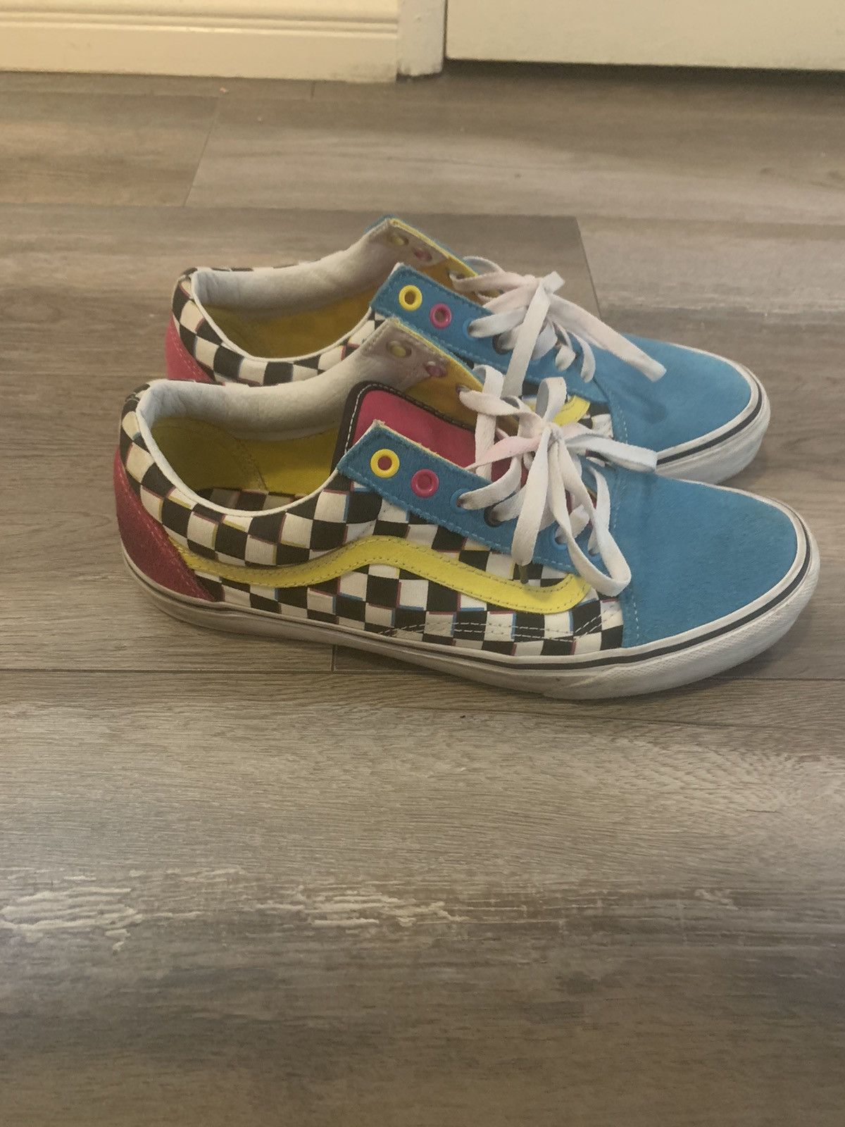 Vans Vans Old Skool Crazy Checks Grailed