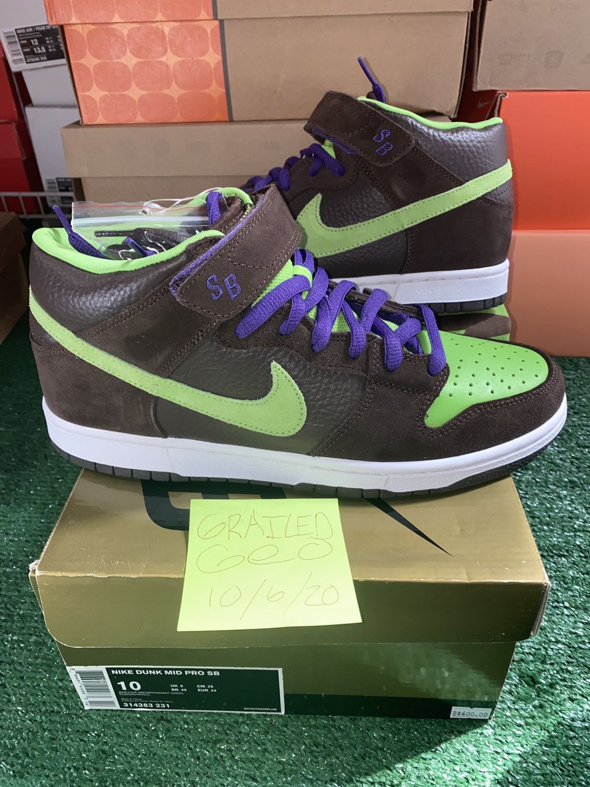 Nike Dunk Mid Pro Sb Donatello Grailed