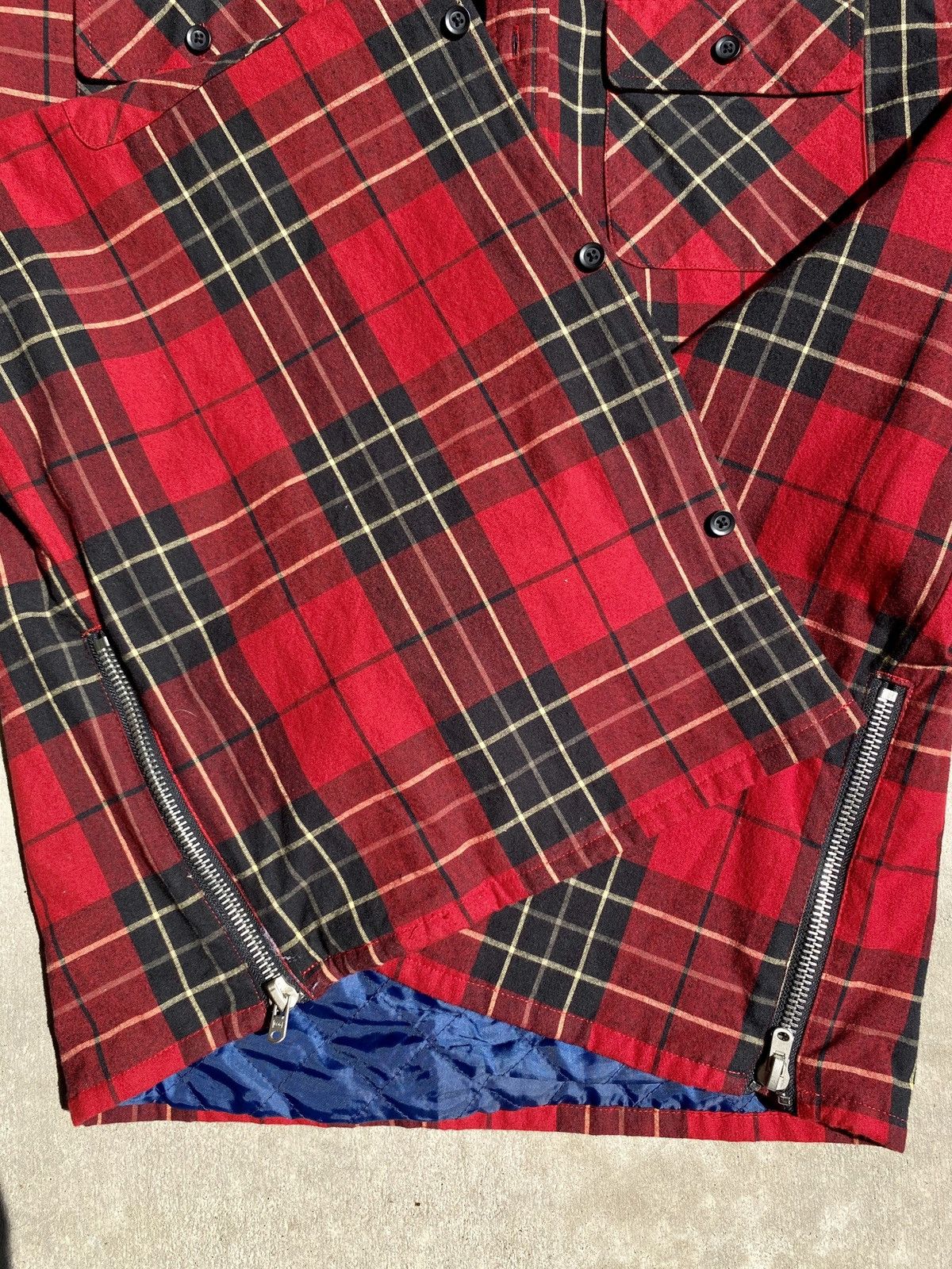 Fear of God Fear Of God FOG Collection One Plaid Flannel Quilted Shacket Size US M / EU 48-50 / 2 - 3 Thumbnail