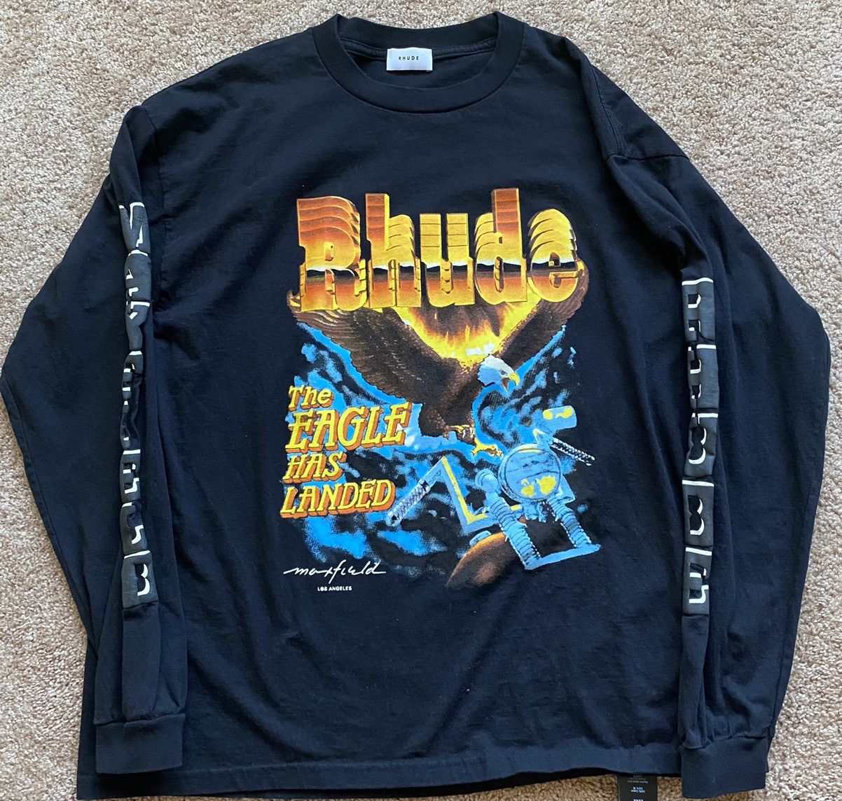 Maxfield Los Angeles × Rhude Rhude x Maxfield Launch Long Sleeve T-Shirt. Size US XL / EU 56 / 4 - 2 Thumbnail