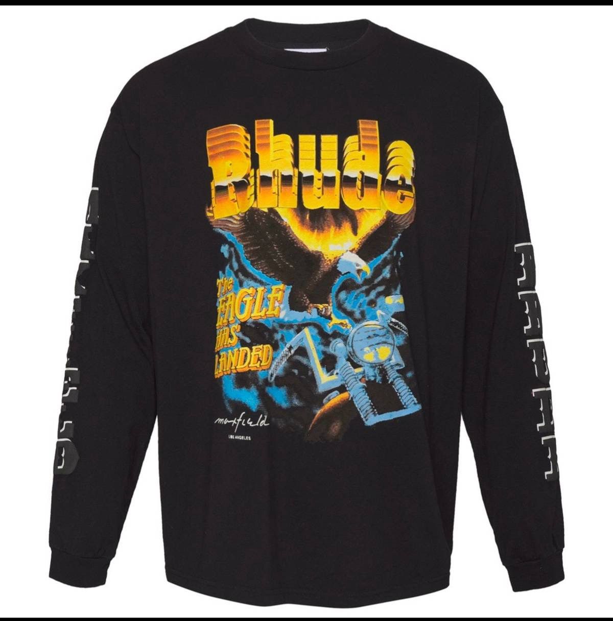Maxfield Los Angeles × Rhude Rhude x Maxfield Launch Long Sleeve T-Shirt. Size US XL / EU 56 / 4 - 1 Thumbnail