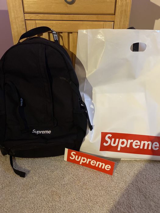 Supreme (SS18) Backpack Black