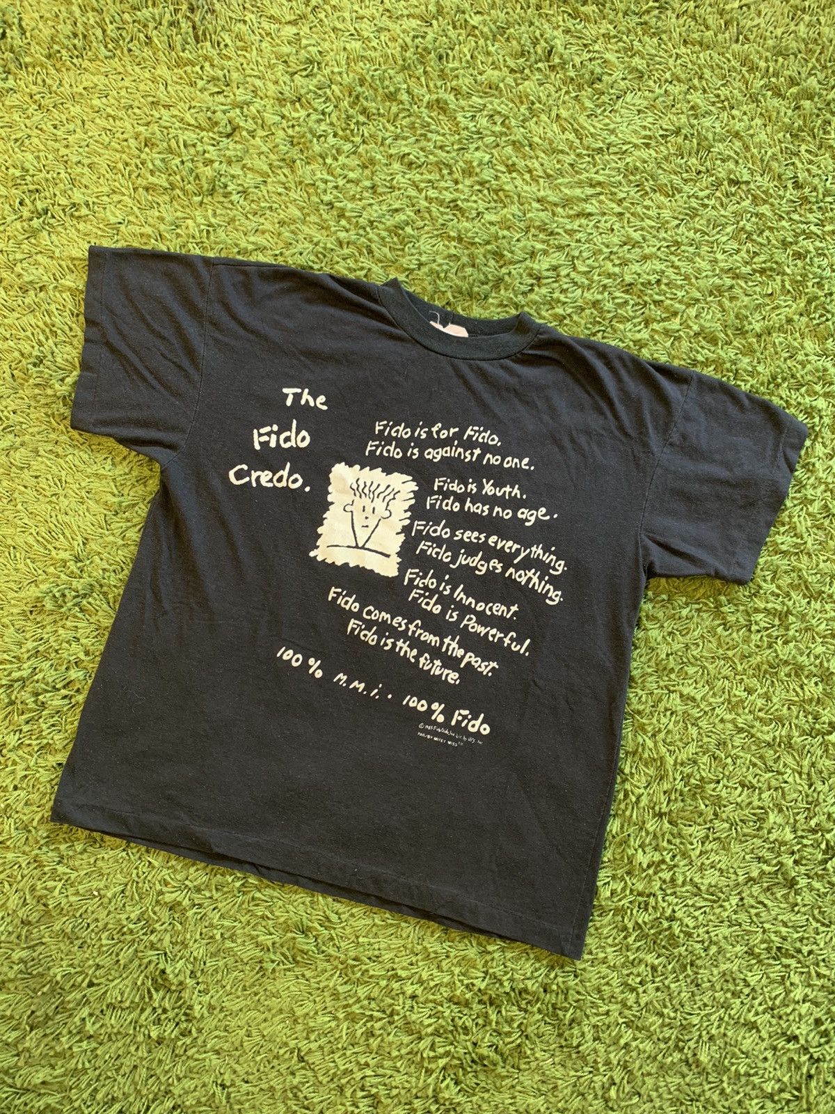 Vintage Fido Dido 1985 T-shirt Y2K Travis Scott Style