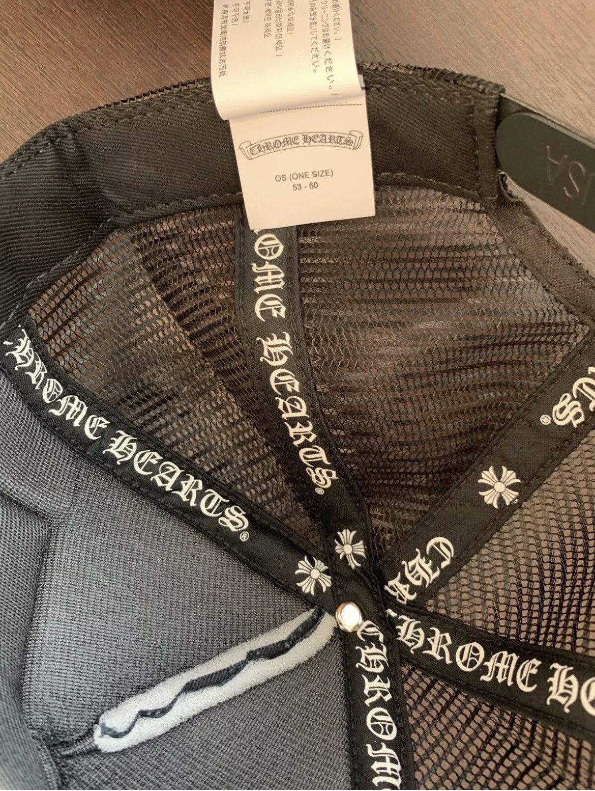 Chrome Hearts NEW “CH” Hollywood USA Trucker Hat Black LOS ANGELES Size ONE SIZE - 4 Thumbnail