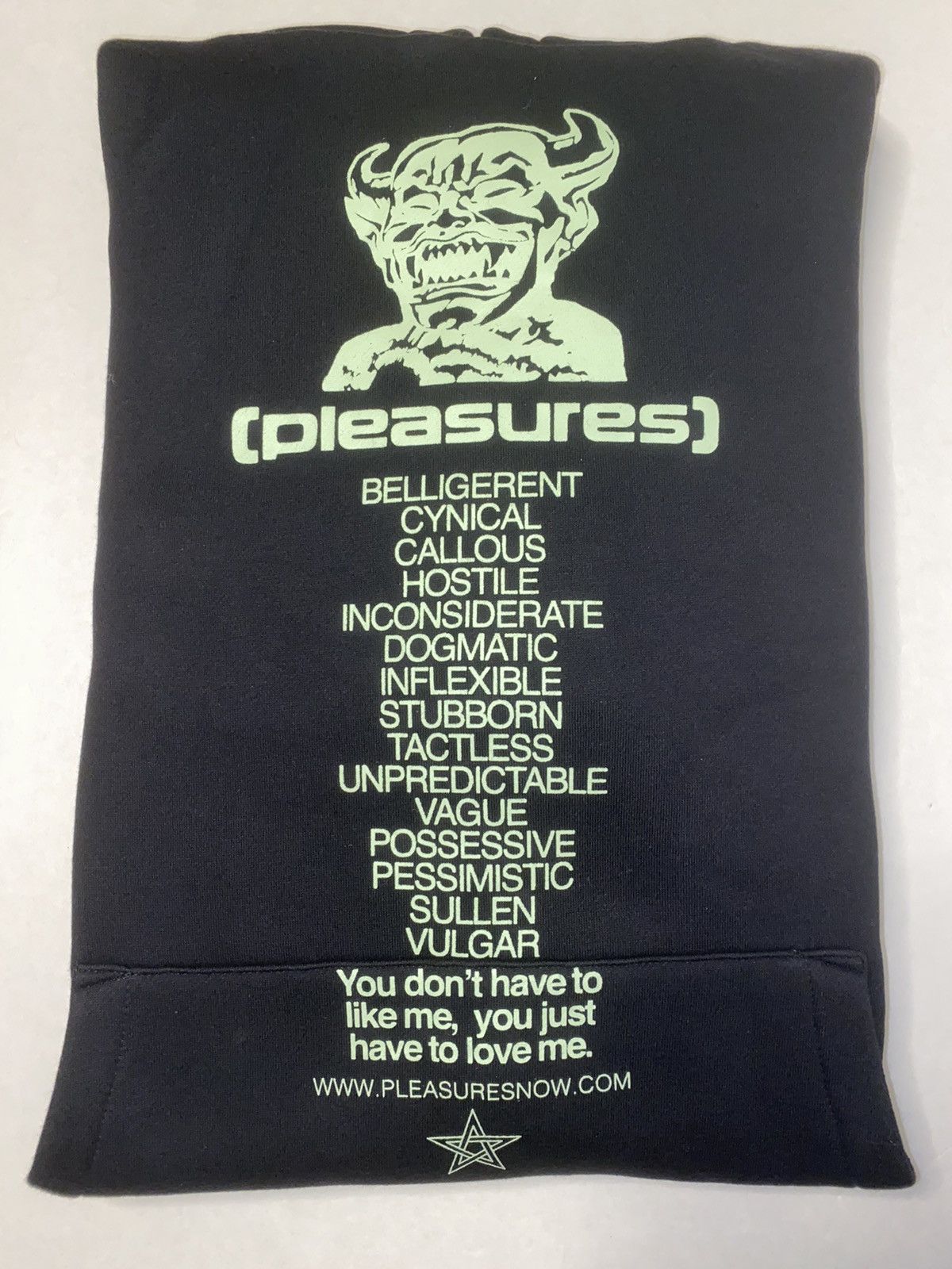 Pleasures Vulgar Hoodie Grailed