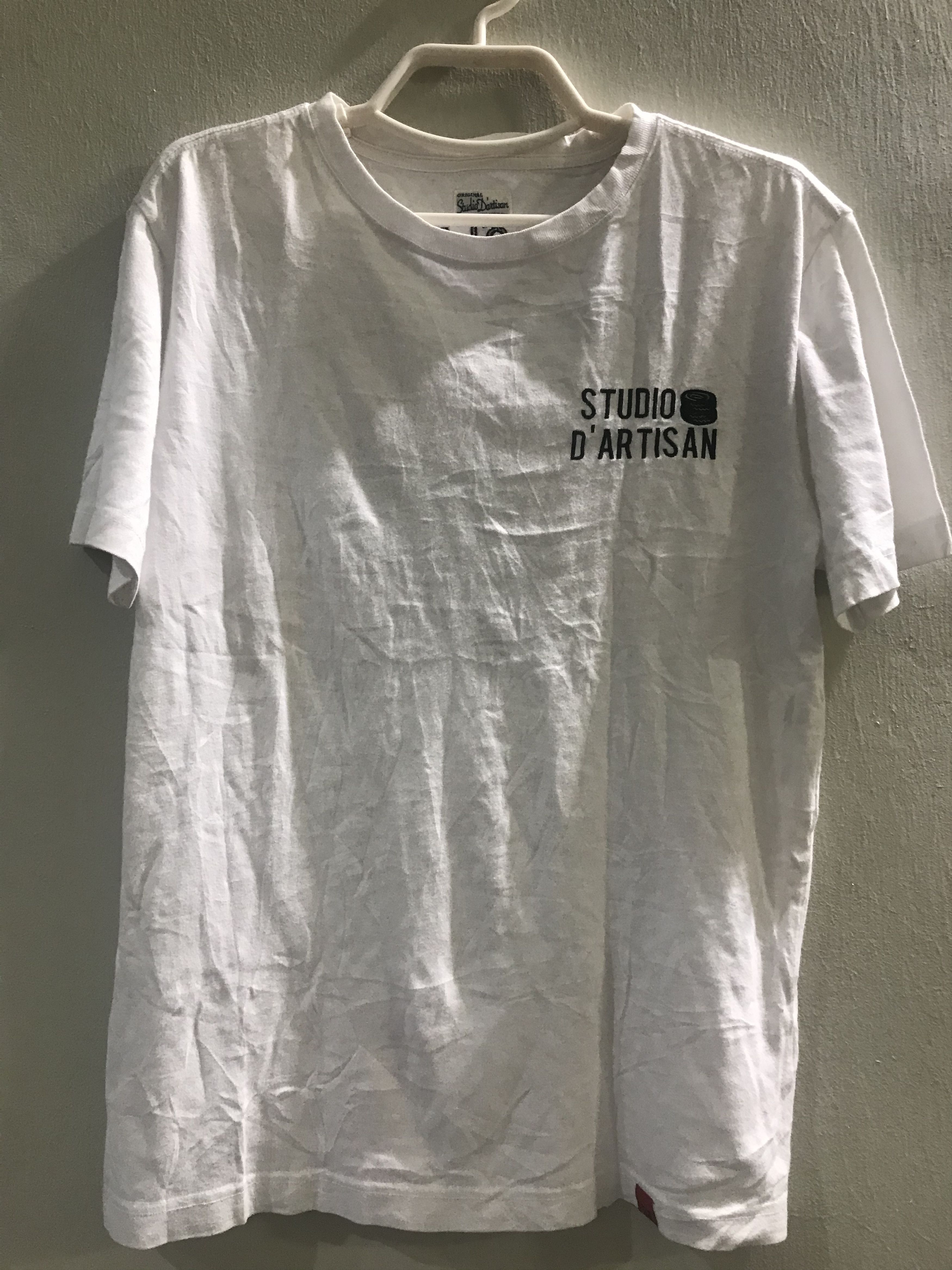 Studio D'Artisan Studio D'Artisan White Tshirt Size US L / EU 52-54 / 3 - 1 Thumbnail