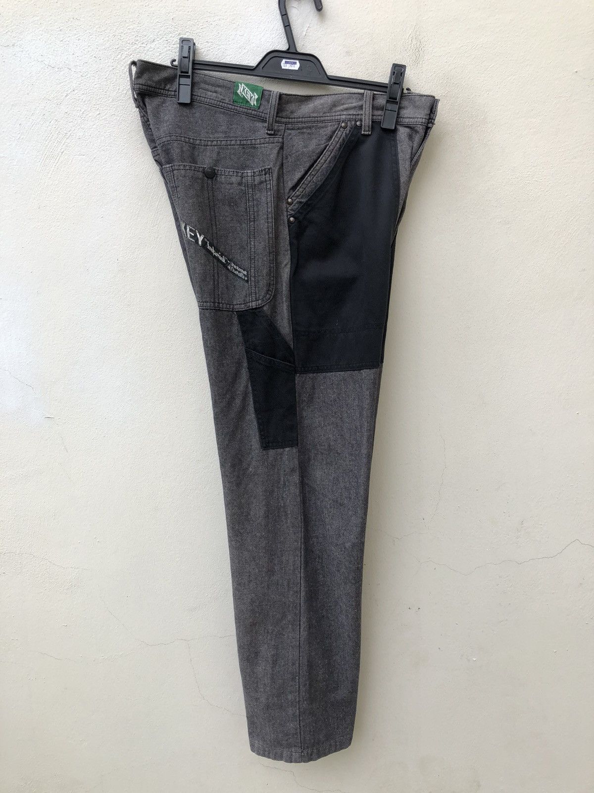 Vintage KEY Japan Two Tones Denim Work Pant Size US 32 / EU 48 - 13 Thumbnail