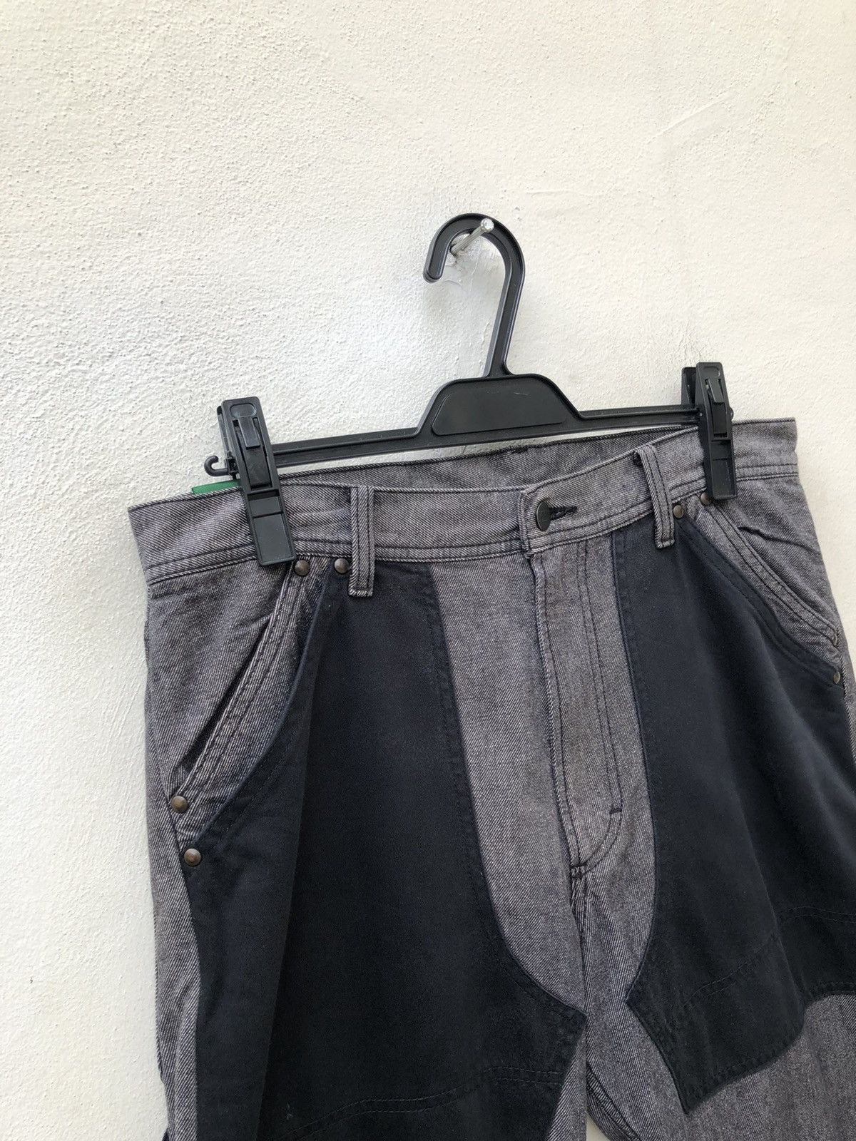 Vintage KEY Japan Two Tones Denim Work Pant Size US 32 / EU 48 - 3 Thumbnail
