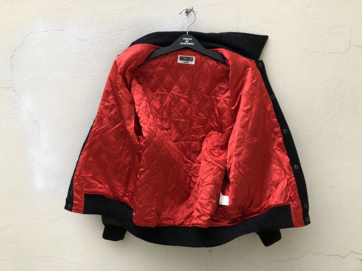 Michiko Koshino London 80s Michiko Koshino London Cargo Pocket Varsity Jacket Size US M / EU 48-50 / 2 - 12 Thumbnail