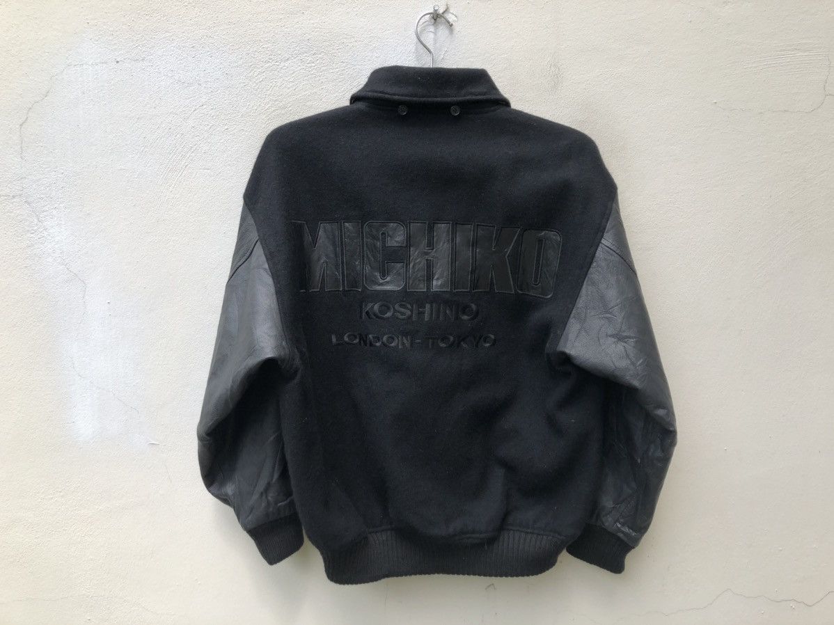 Michiko Koshino London 80s Michiko Koshino London Cargo Pocket Varsity Jacket Size US M / EU 48-50 / 2 - 2 Thumbnail