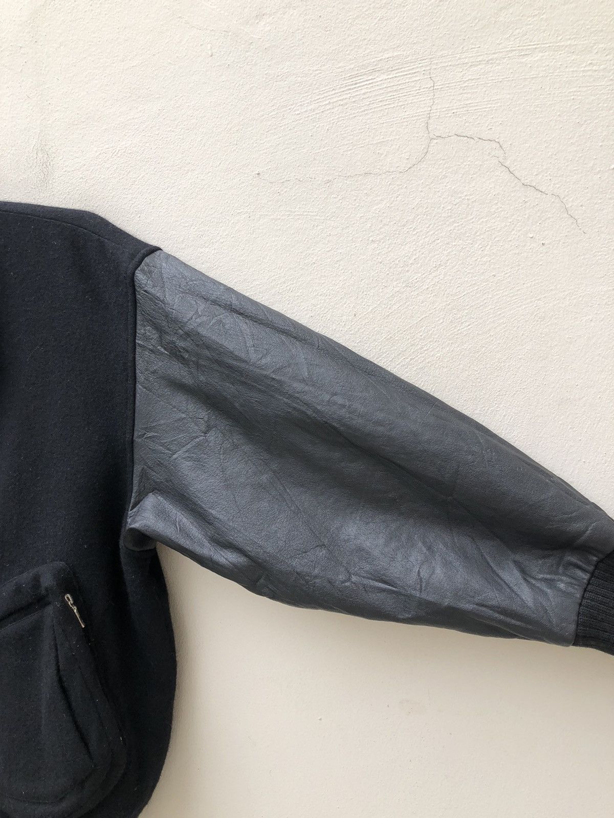 Michiko Koshino London 80s Michiko Koshino London Cargo Pocket Varsity Jacket Size US M / EU 48-50 / 2 - 10 Thumbnail