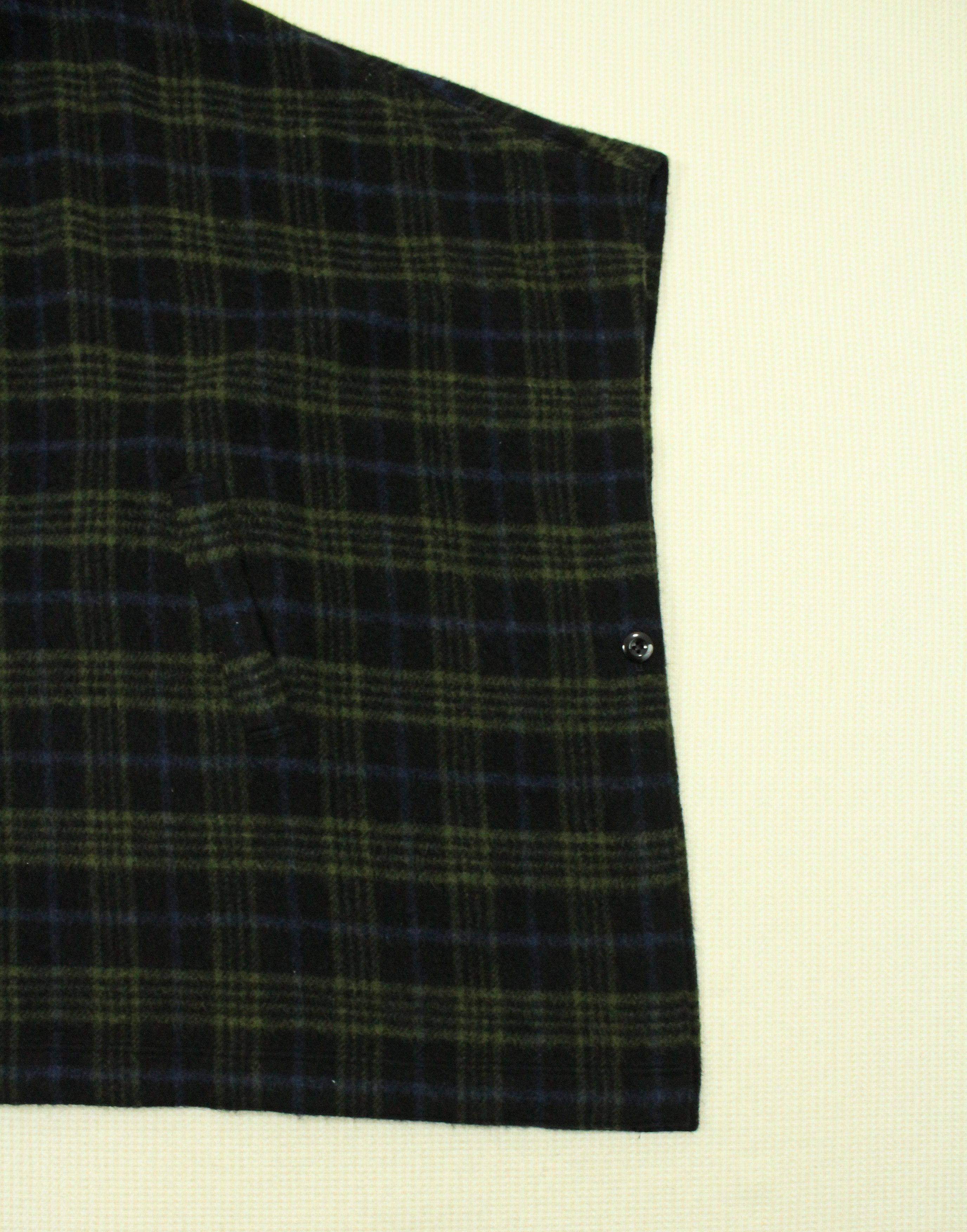 Japanese Brand × Native Made in JAPAN PONCHO Checkered Wool Blend FRESCO Size US M / EU 48-50 / 2 - 5 Thumbnail