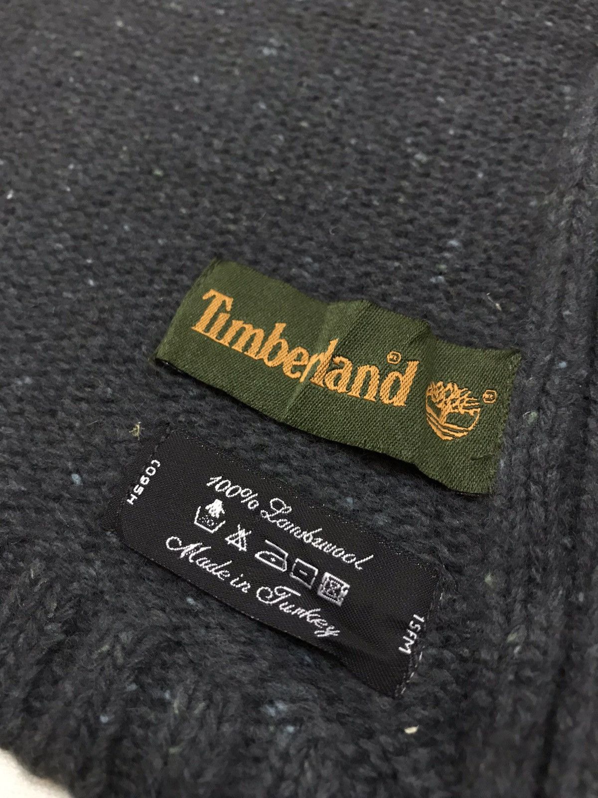 TIMBERLAND KNITTED WOOL SCARF MUFFLER