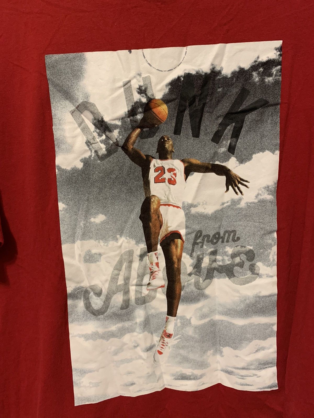 Jordan Brand × Nike Michael Jordan Dunk from above tshirt Size US XXL / EU 58 / 5 - 2 Thumbnail