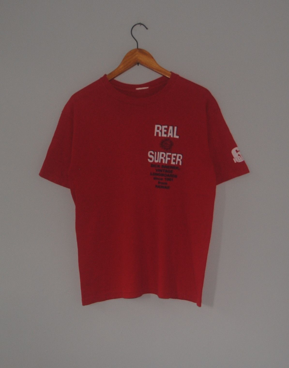 DICK BREWER Surfboards 1990s T shirt S-M Surf beach style