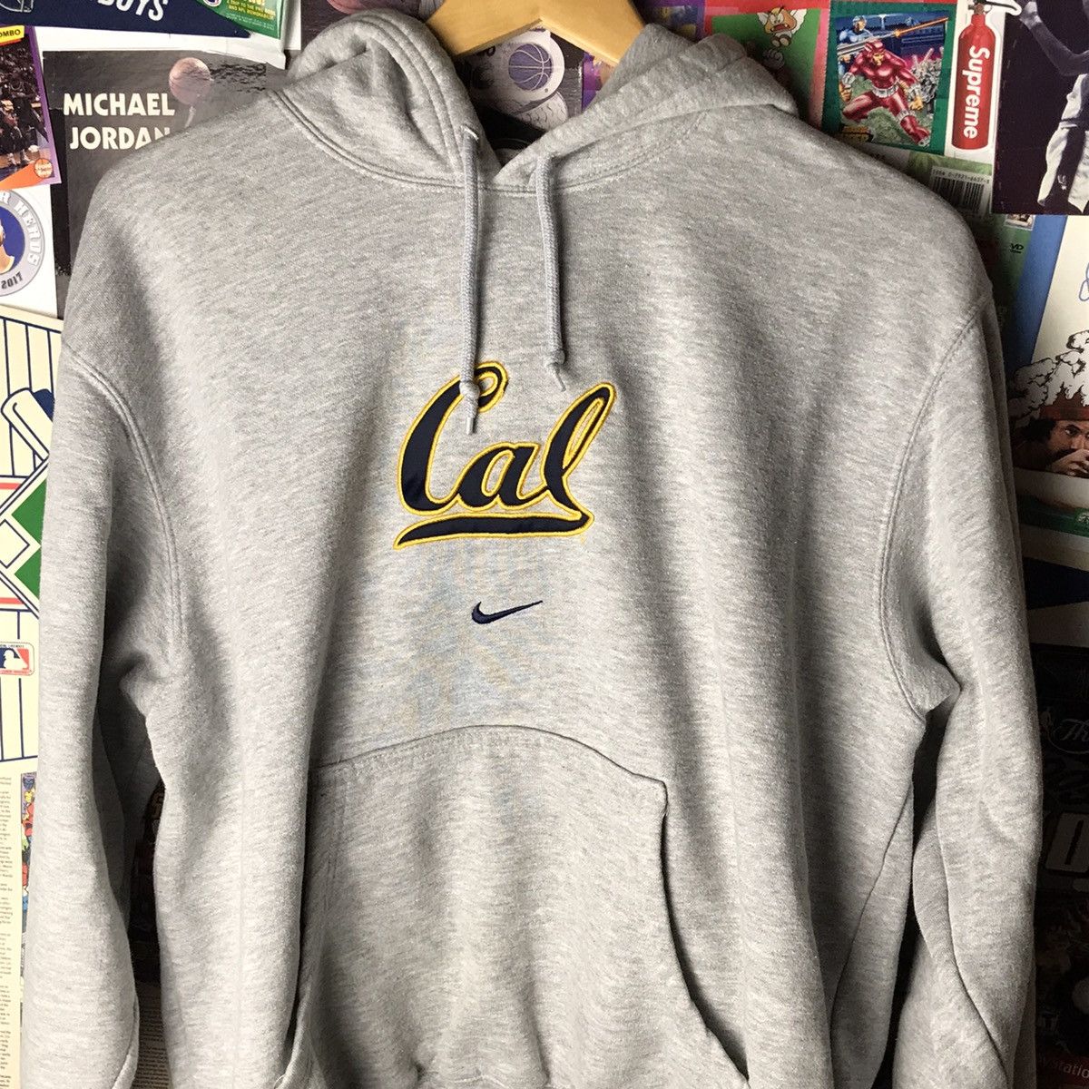 Vintage Nike Center Swoosh UC Berkeley Cal Hoodie