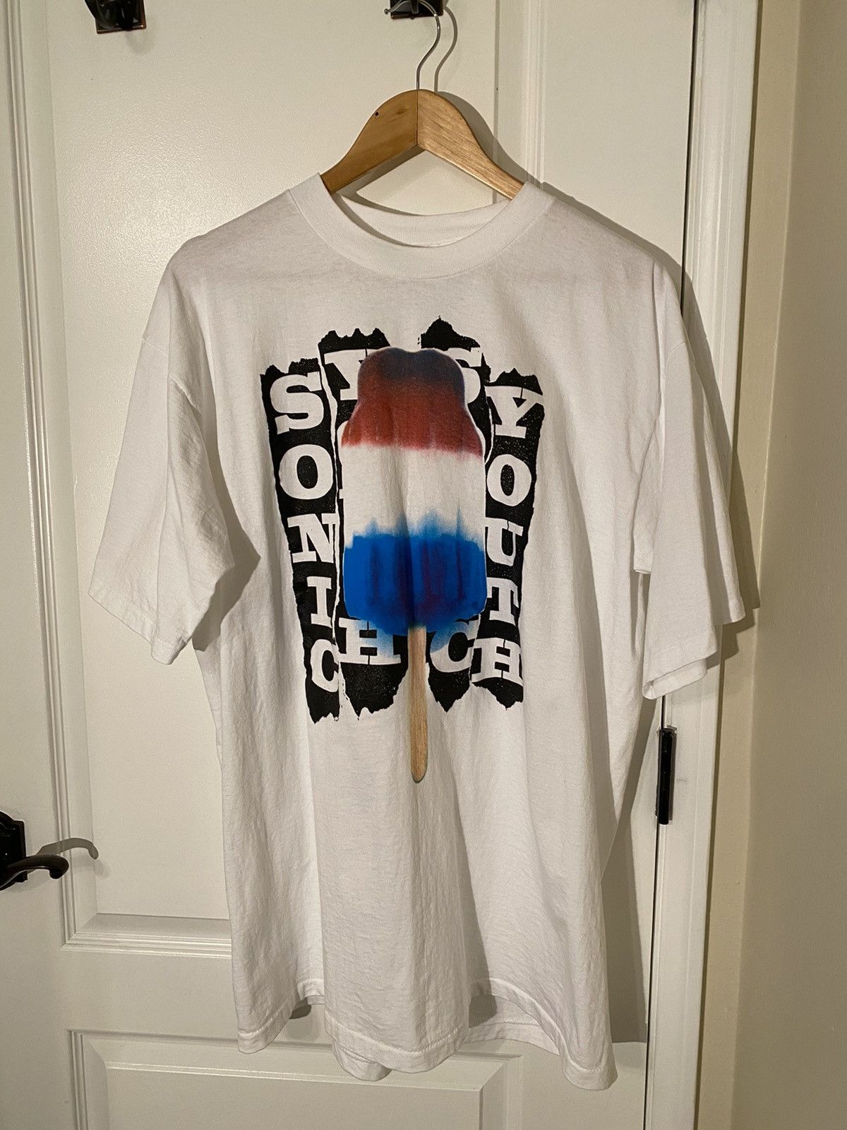 Vintage Vintage REAL Sonic Youth “POPSICLE” 1992 T Shirt NEVER