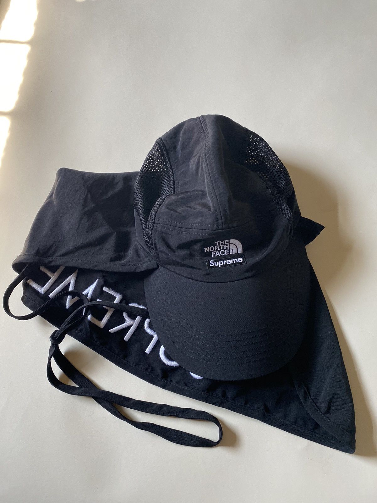 Supreme Supreme x The North Face Sunshield Camp Cap Black | Grailed