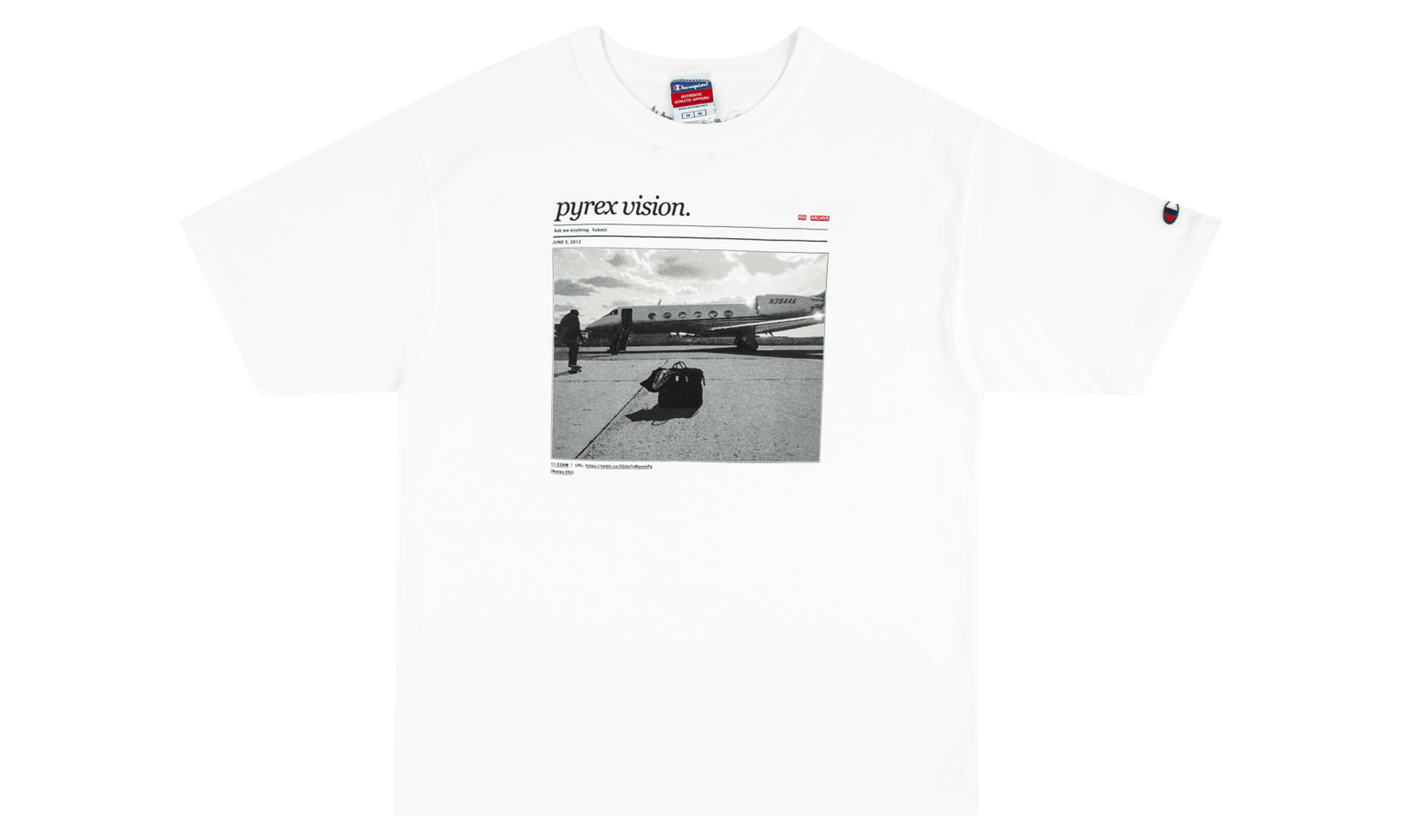 Off-White Pyrex Vision White Tee Virgil Abloh x MCA Figures of Speech -  Stadium Goods