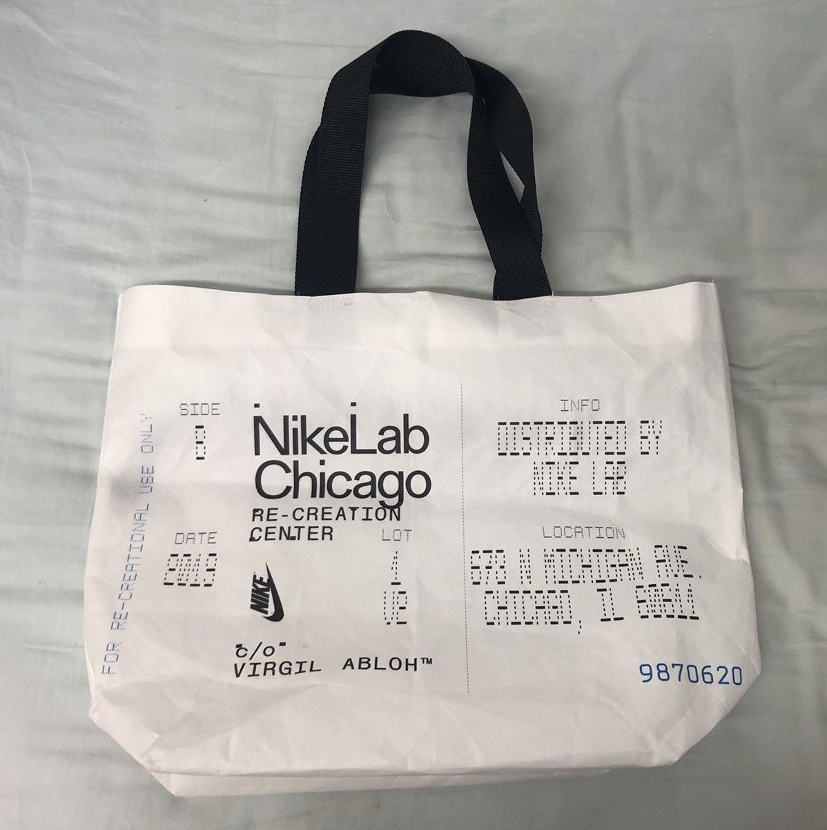 Off-White Nikelab Chicago tote bag | Grailed