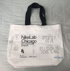 Off-White Nike Lab Tote Bag White Tyvek Campus Virgil Abloh Chicago  [25"x19"]