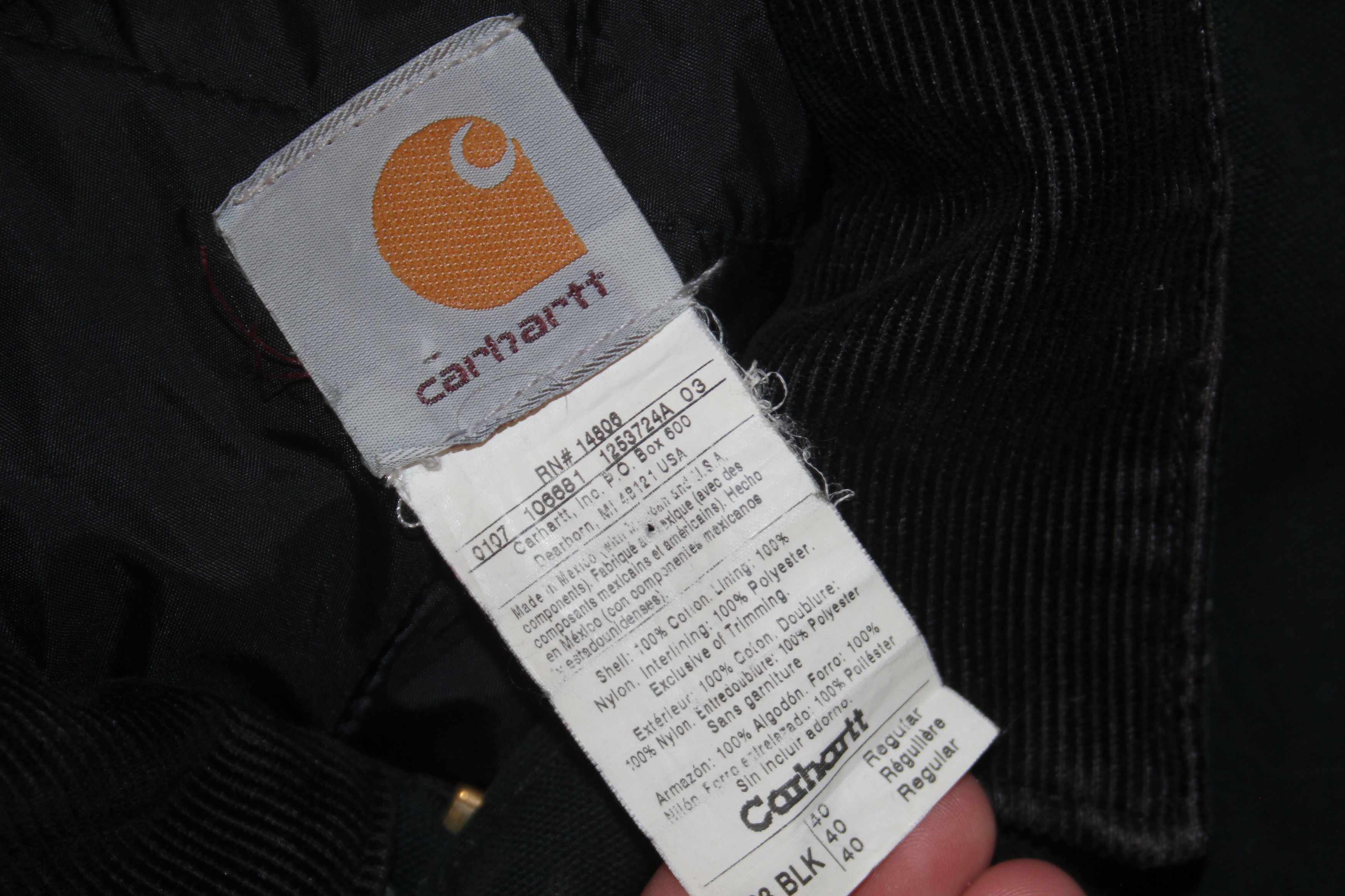 Carhartt × Vintage VTG Carhartt Heavy Canvas Quilted Work Wear Jacket Coat Size US M / EU 48-50 / 2 - 5 Thumbnail