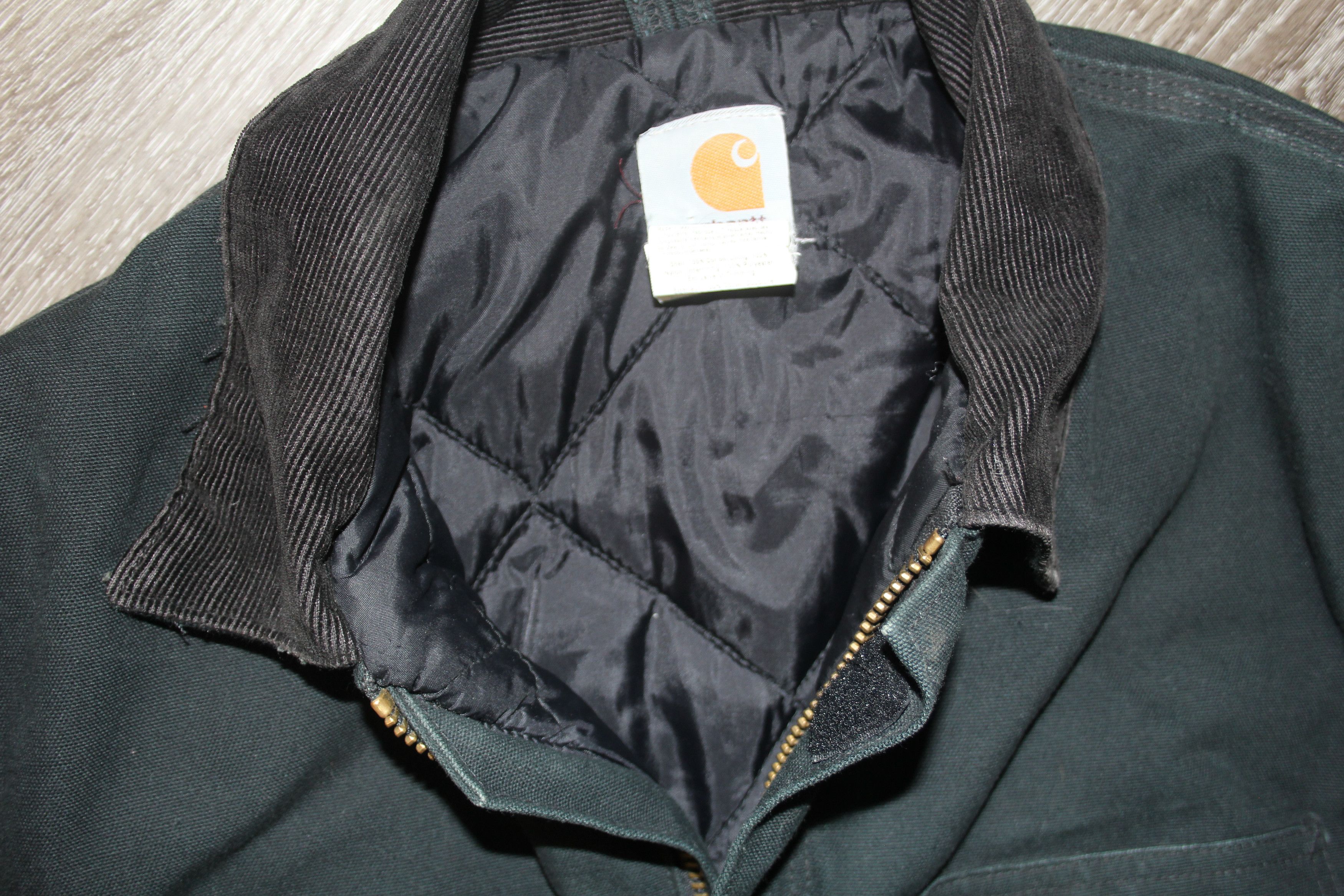 Carhartt × Vintage VTG Carhartt Heavy Canvas Quilted Work Wear Jacket Coat Size US M / EU 48-50 / 2 - 4 Thumbnail