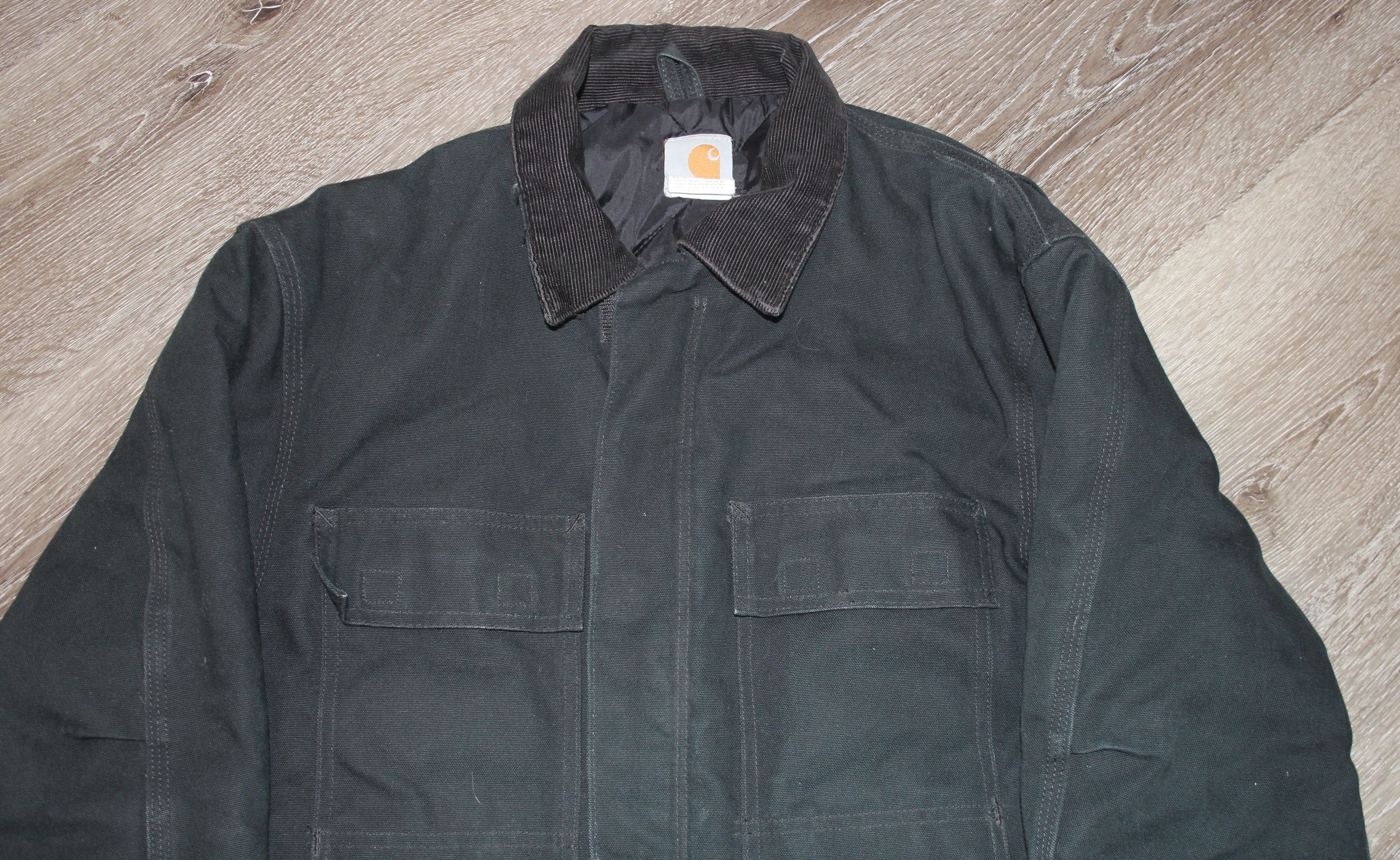 Carhartt × Vintage VTG Carhartt Heavy Canvas Quilted Work Wear Jacket Coat Size US M / EU 48-50 / 2 - 3 Thumbnail