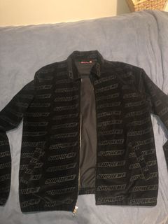 Supreme Debossed Logo Corduroy Jacket | Grailed