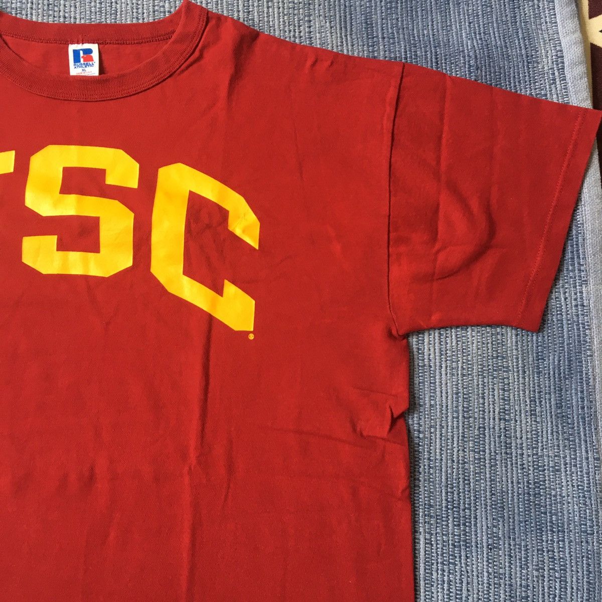 Vintage vintage usc tee Size US XL / EU 56 / 4 - 3 Thumbnail