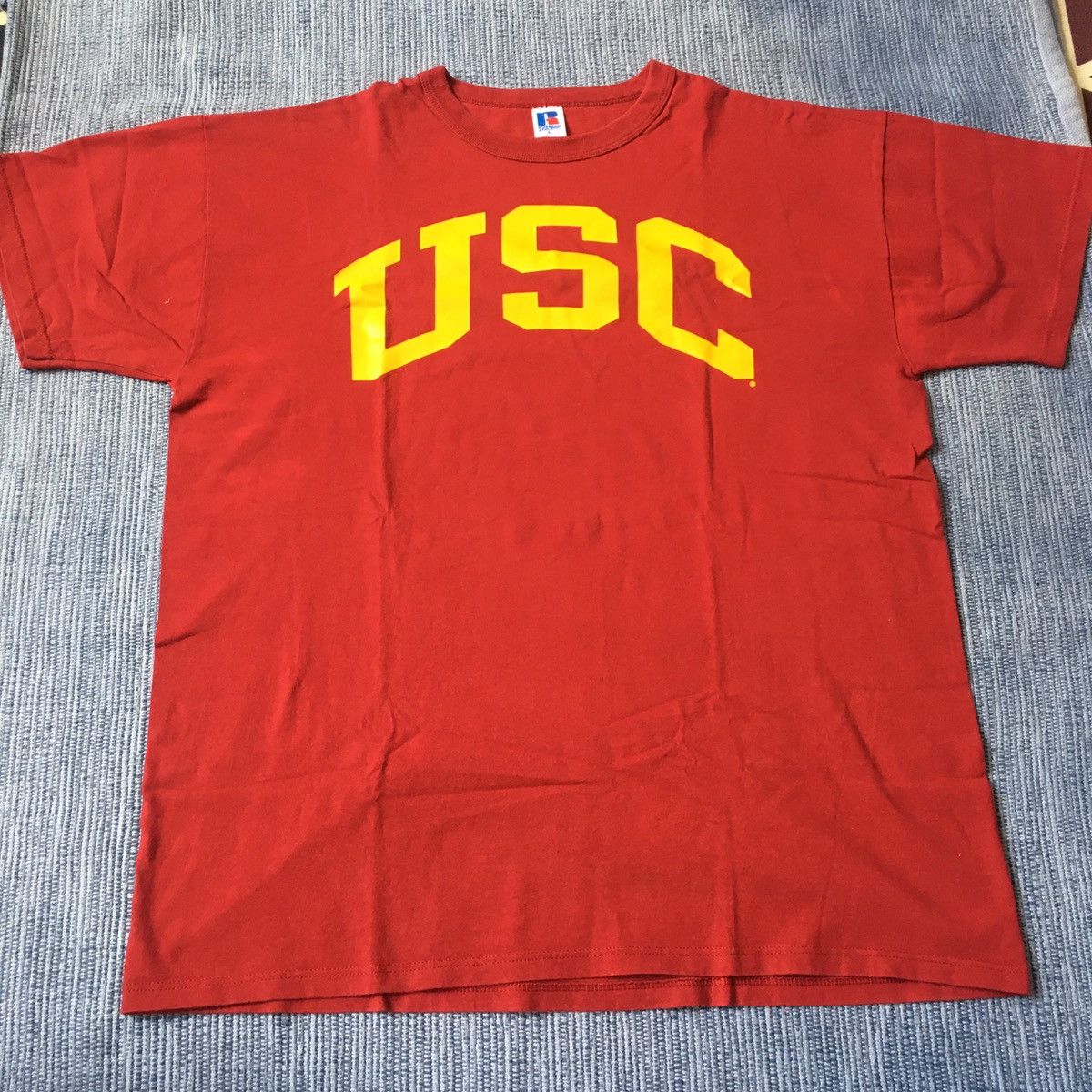 Vintage vintage usc tee Size US XL / EU 56 / 4 - 1 Thumbnail