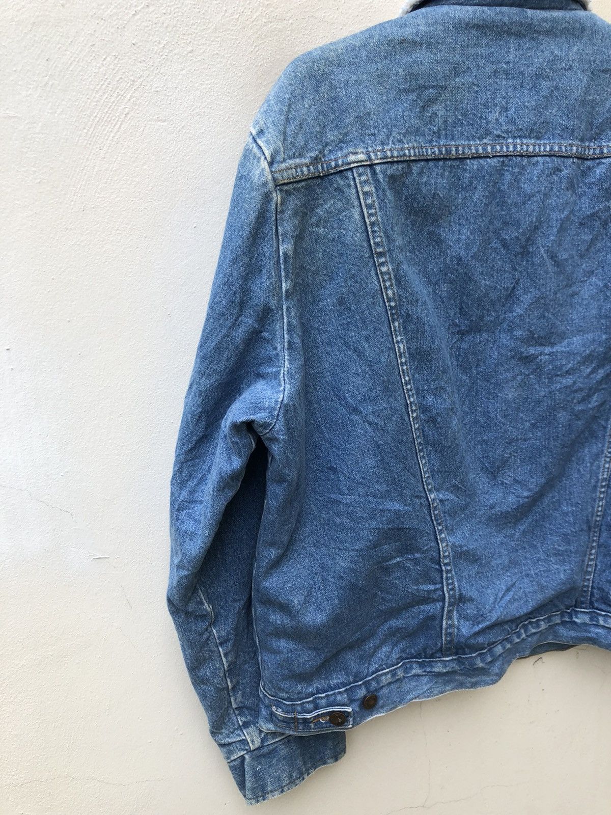 Vintage × Wrangler Vintage 80s Wrangler Made in Usa Sherpa Lined Denim Jacket Size US L / EU 52-54 / 3 - 16 Thumbnail