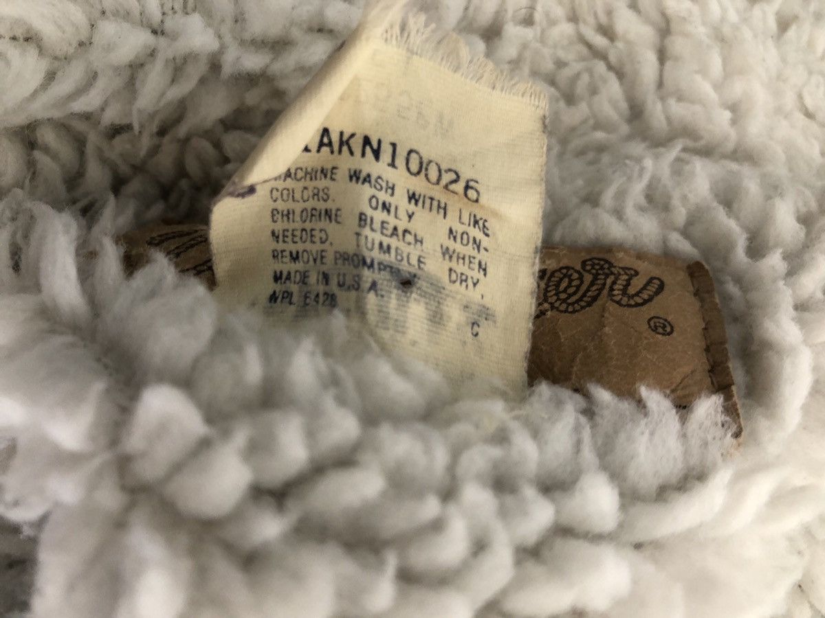 Vintage × Wrangler Vintage 80s Wrangler Made in Usa Sherpa Lined Denim Jacket Size US L / EU 52-54 / 3 - 21 Thumbnail