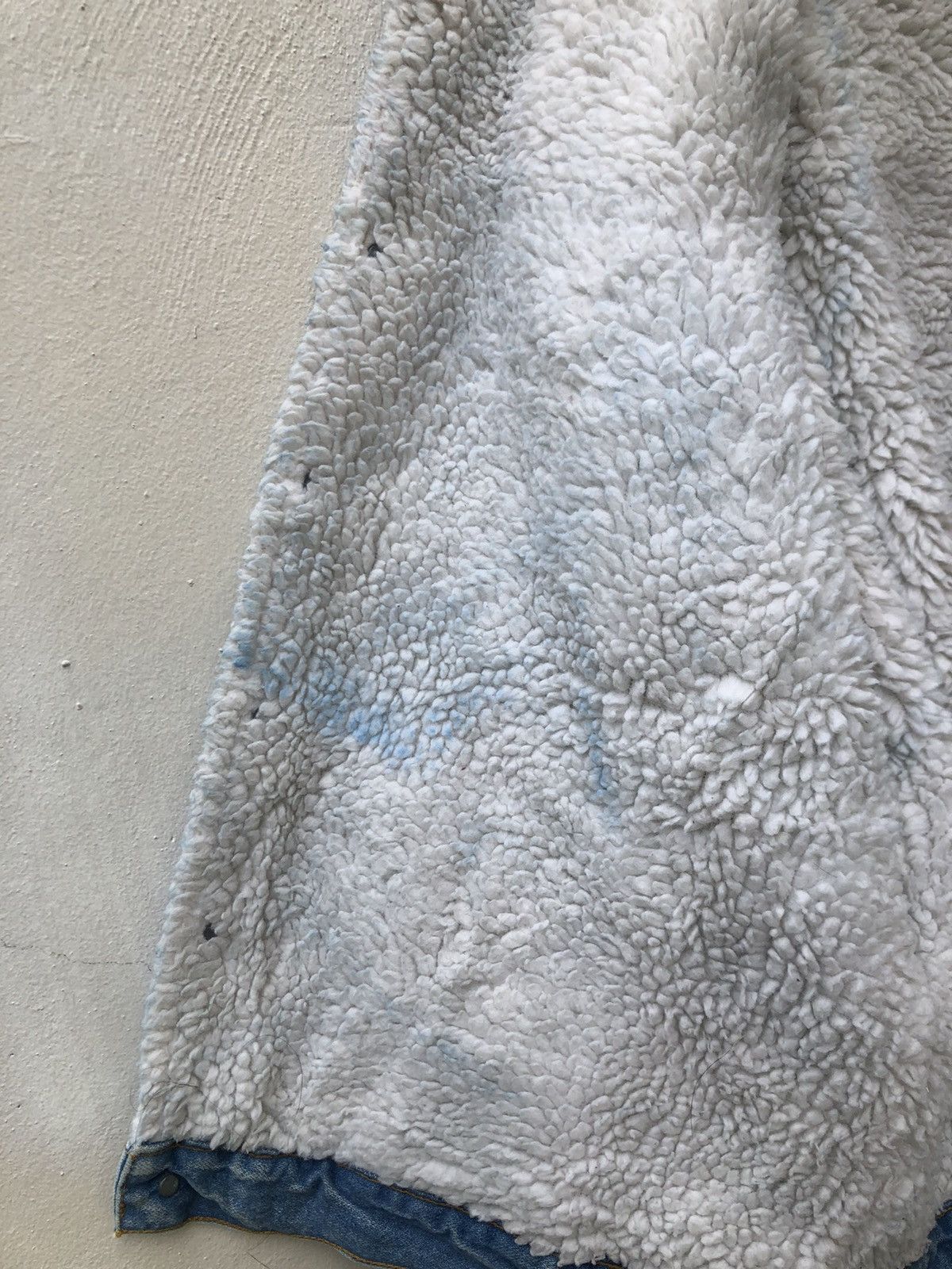 Vintage × Wrangler Vintage 80s Wrangler Made in Usa Sherpa Lined Denim Jacket Size US L / EU 52-54 / 3 - 18 Thumbnail