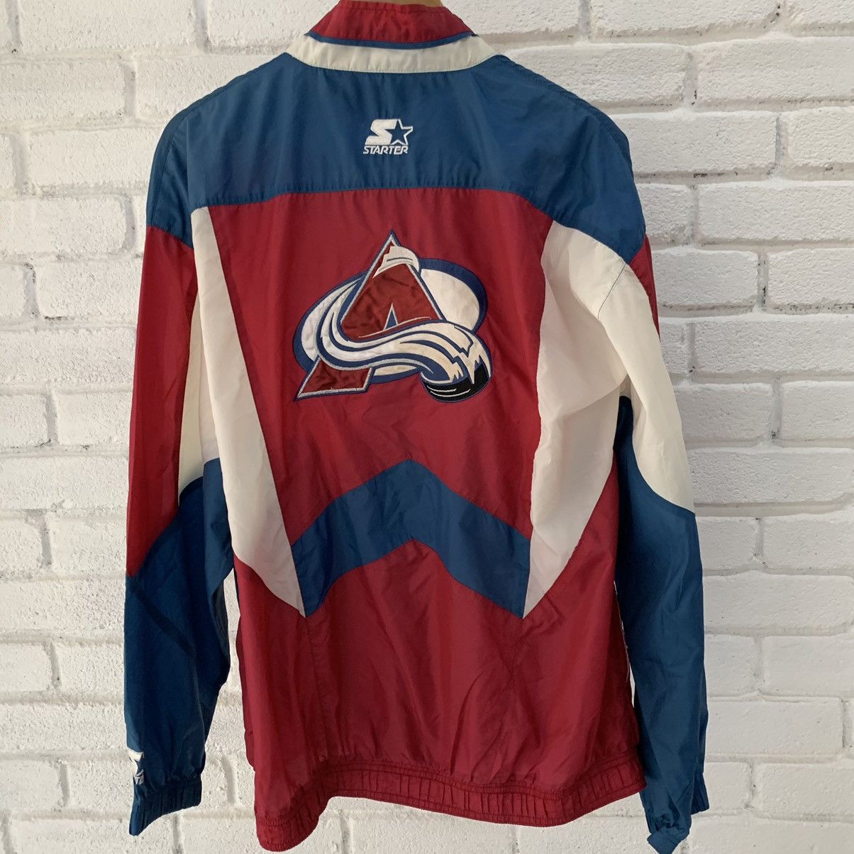 Vintage Starter - Colorado Avalanche Spell-Out Pullover