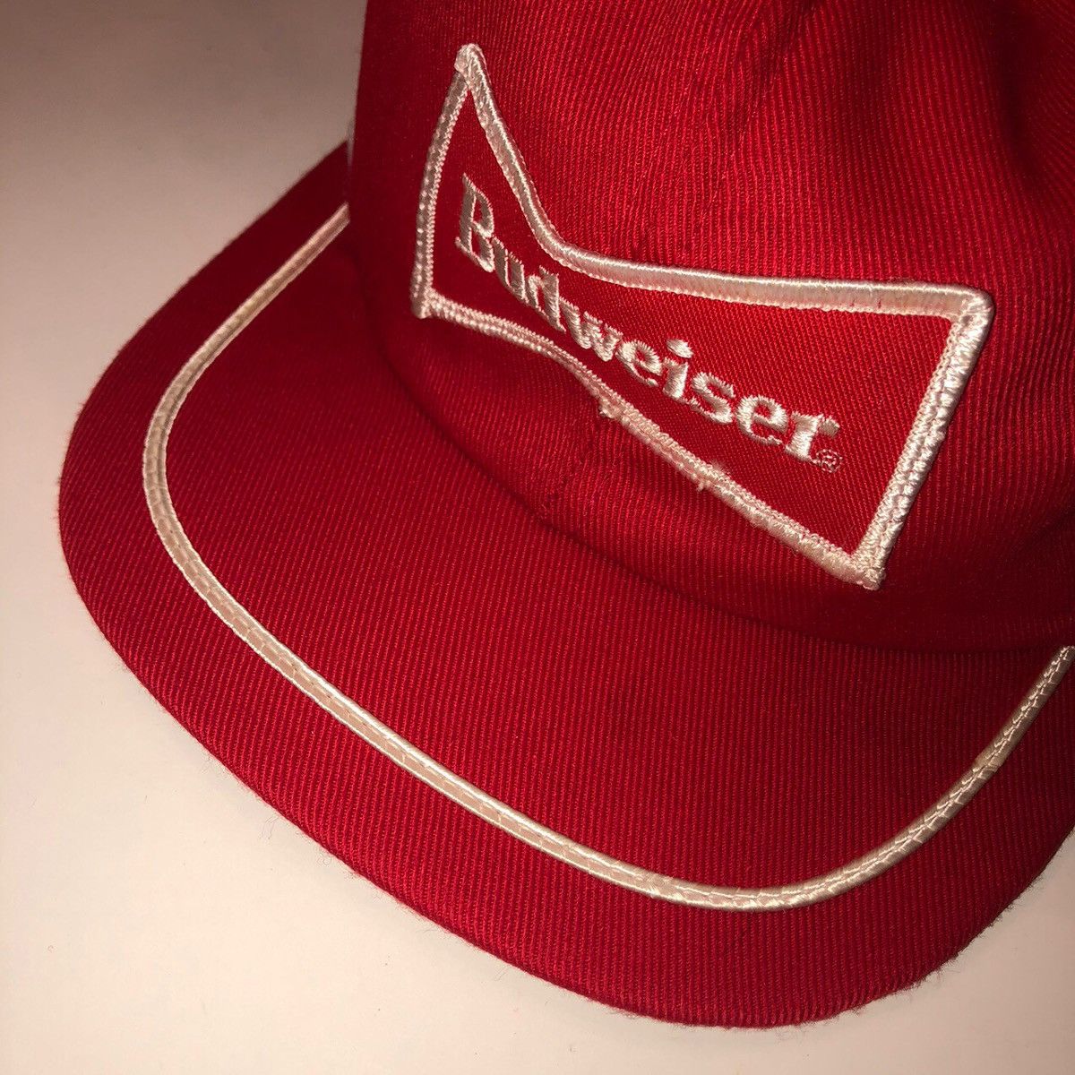Budweiser × Vintage VTG 70s 80s 90s BUDWEISER SNAPBACK TRUCKER Size ONE SIZE - 2 Thumbnail