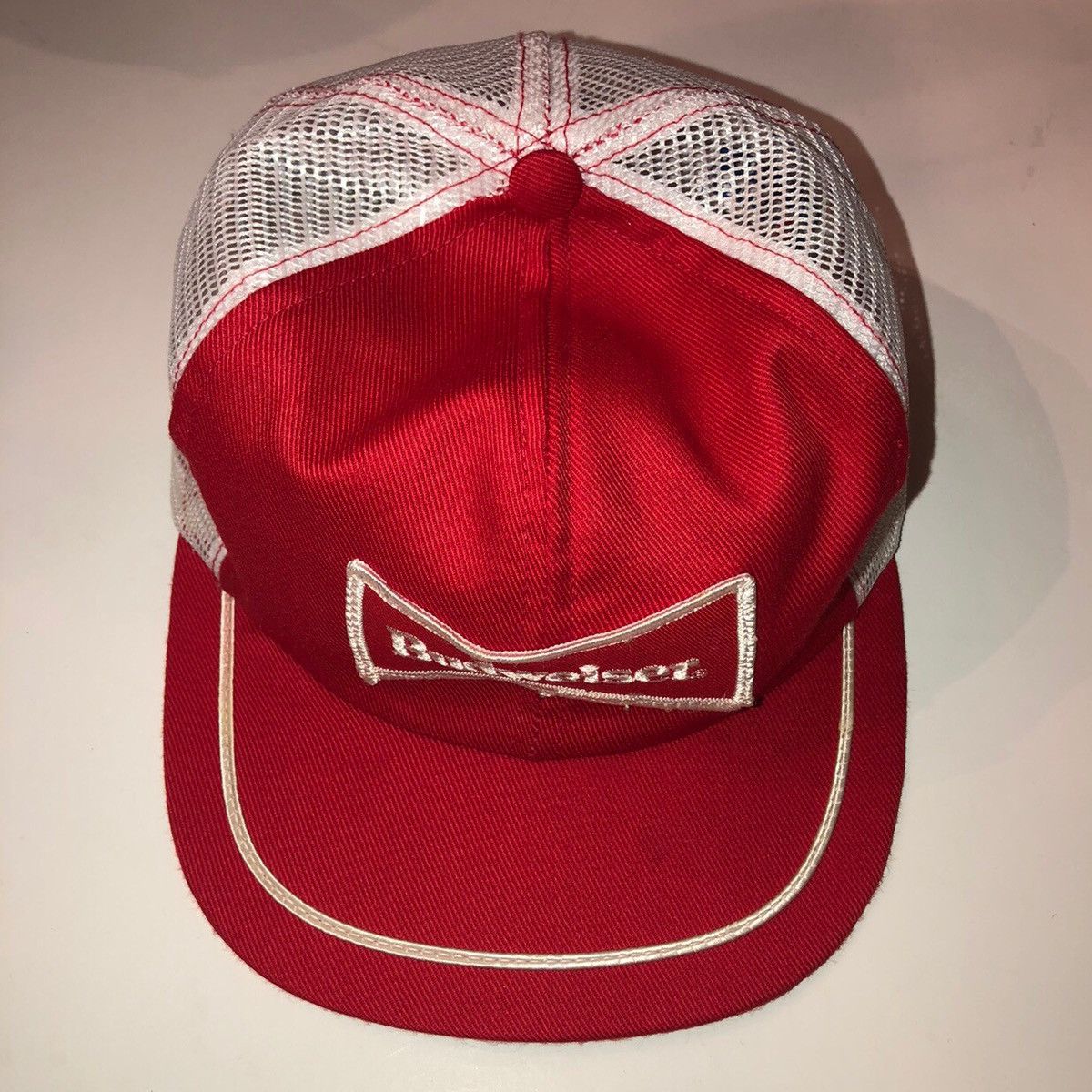 Budweiser × Vintage VTG 70s 80s 90s BUDWEISER SNAPBACK TRUCKER Size ONE SIZE - 1 Thumbnail