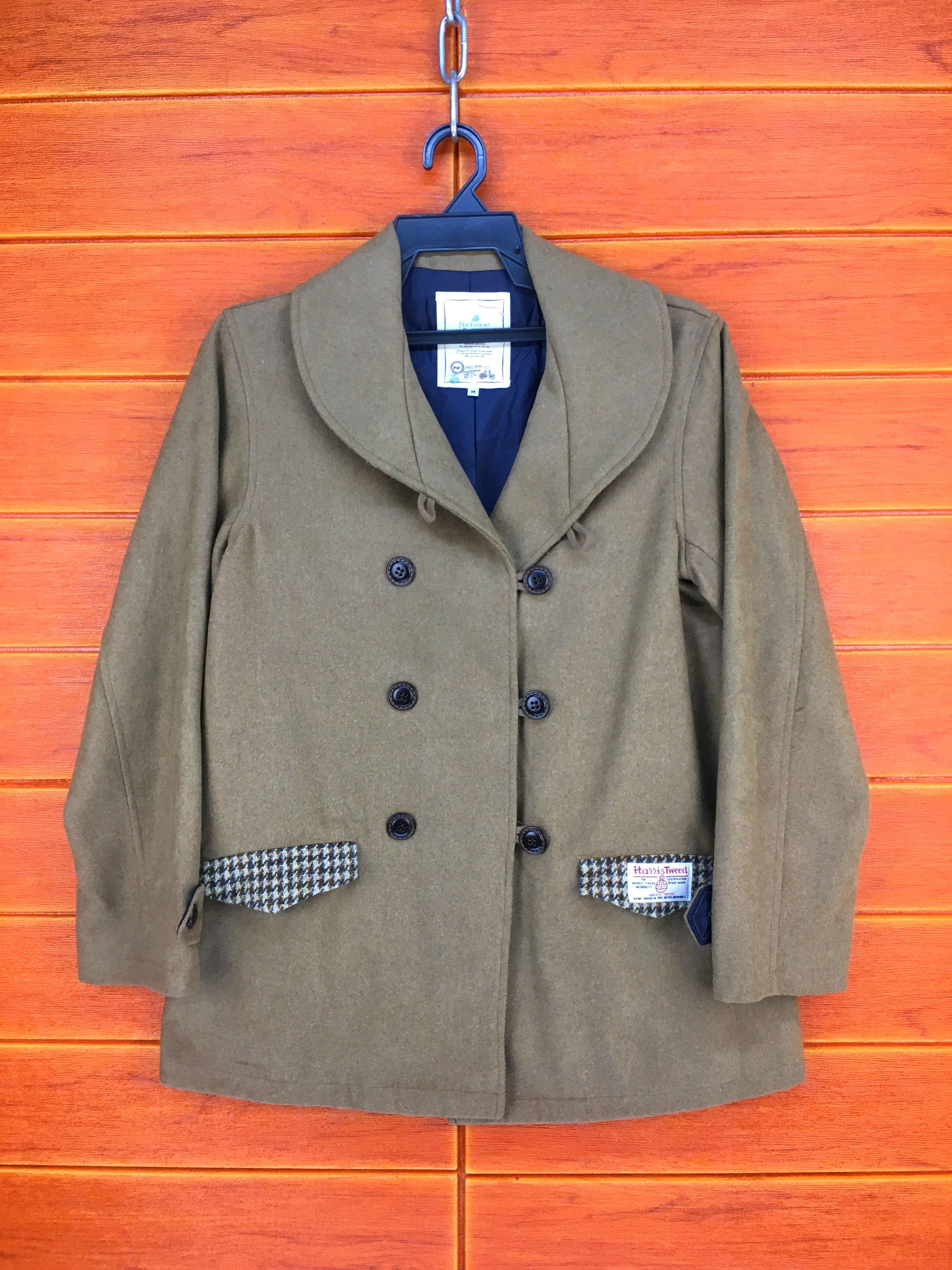 Harris Tweed HARRIS TWEED Women Double Breasted Jacket Size US M / EU 48-50 / 2 - 1 Thumbnail