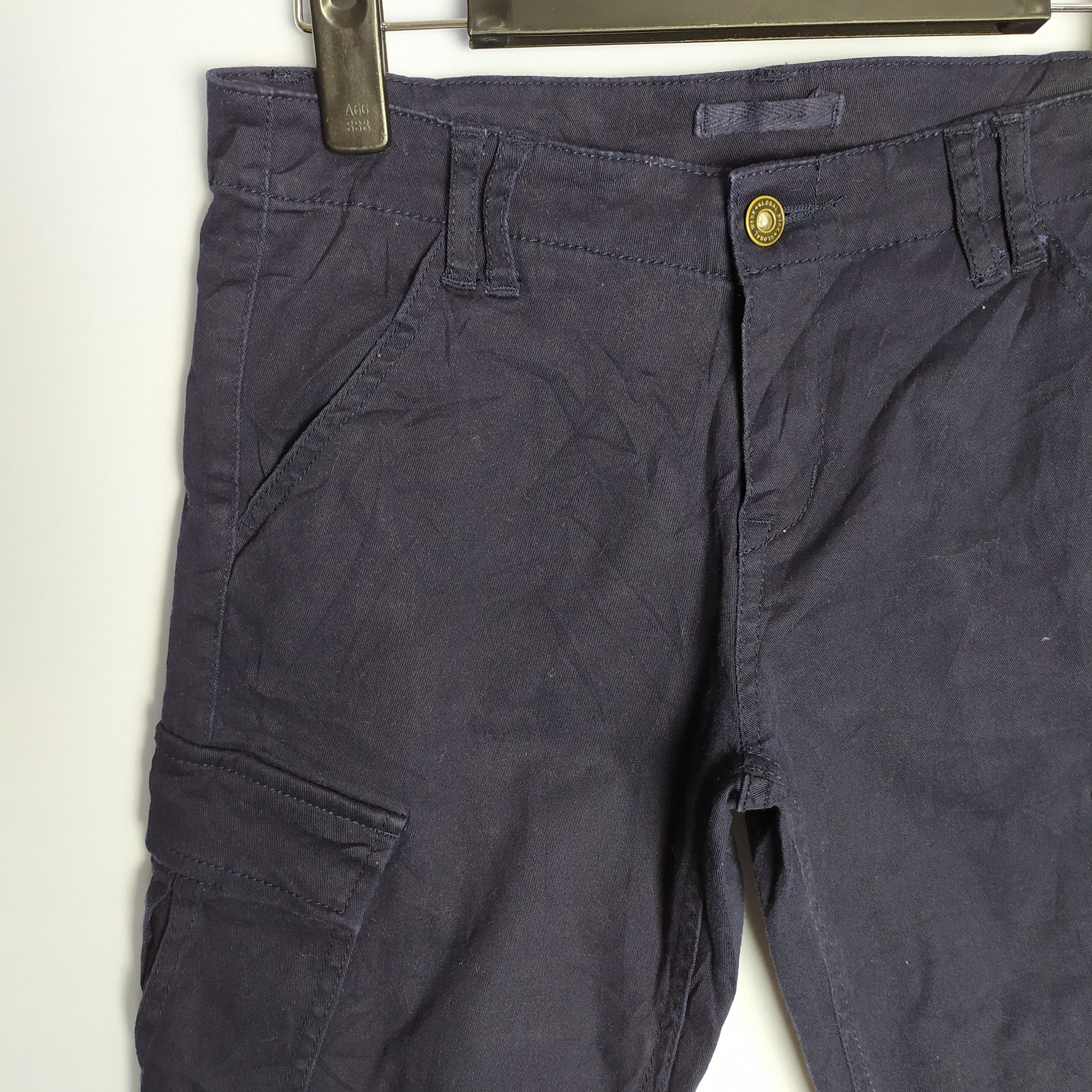 Global Work × Vintage Global work Dark blue Cargo Pants Size US 28 / EU 44 - 3 Thumbnail