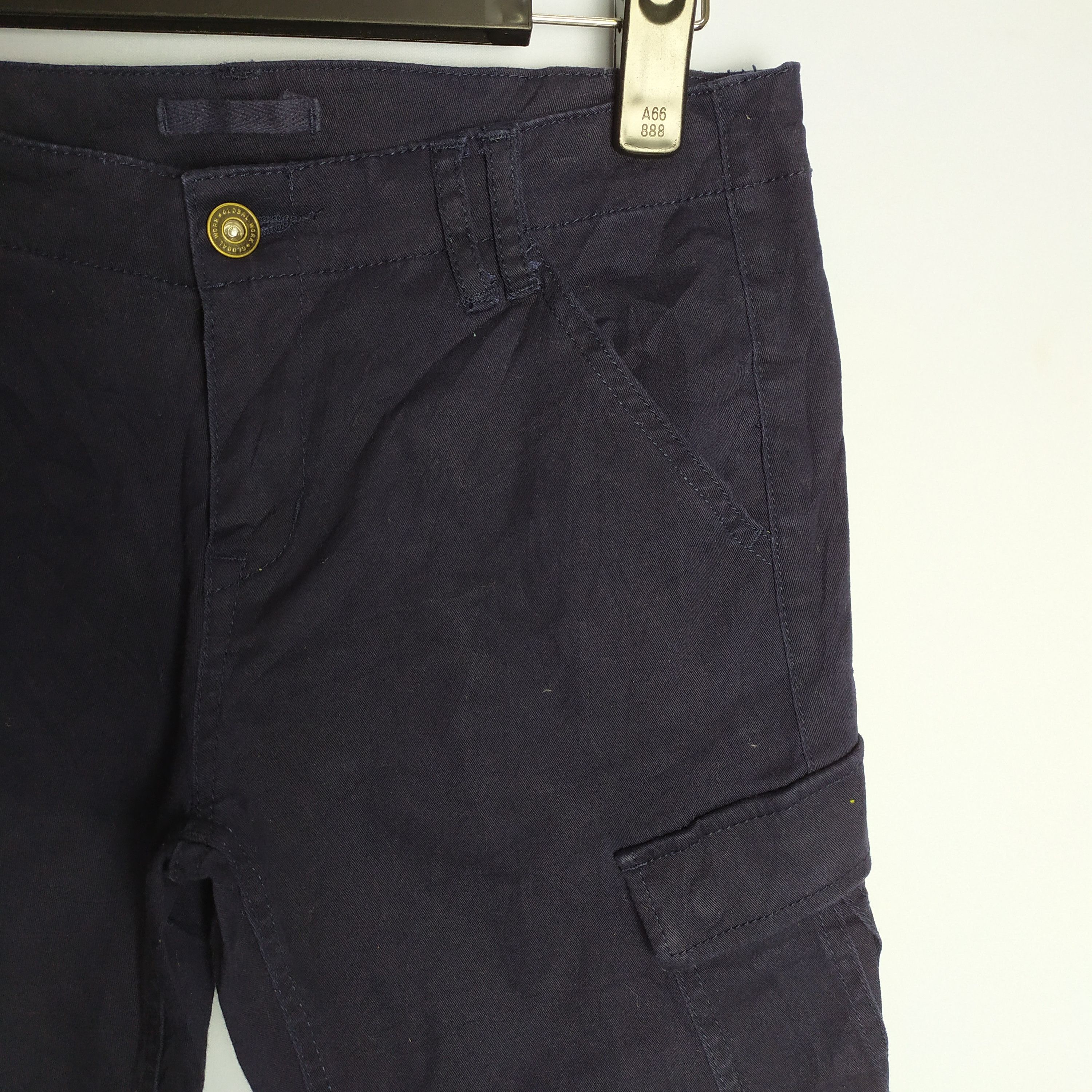 Global Work × Vintage Global work Dark blue Cargo Pants Size US 28 / EU 44 - 2 Thumbnail