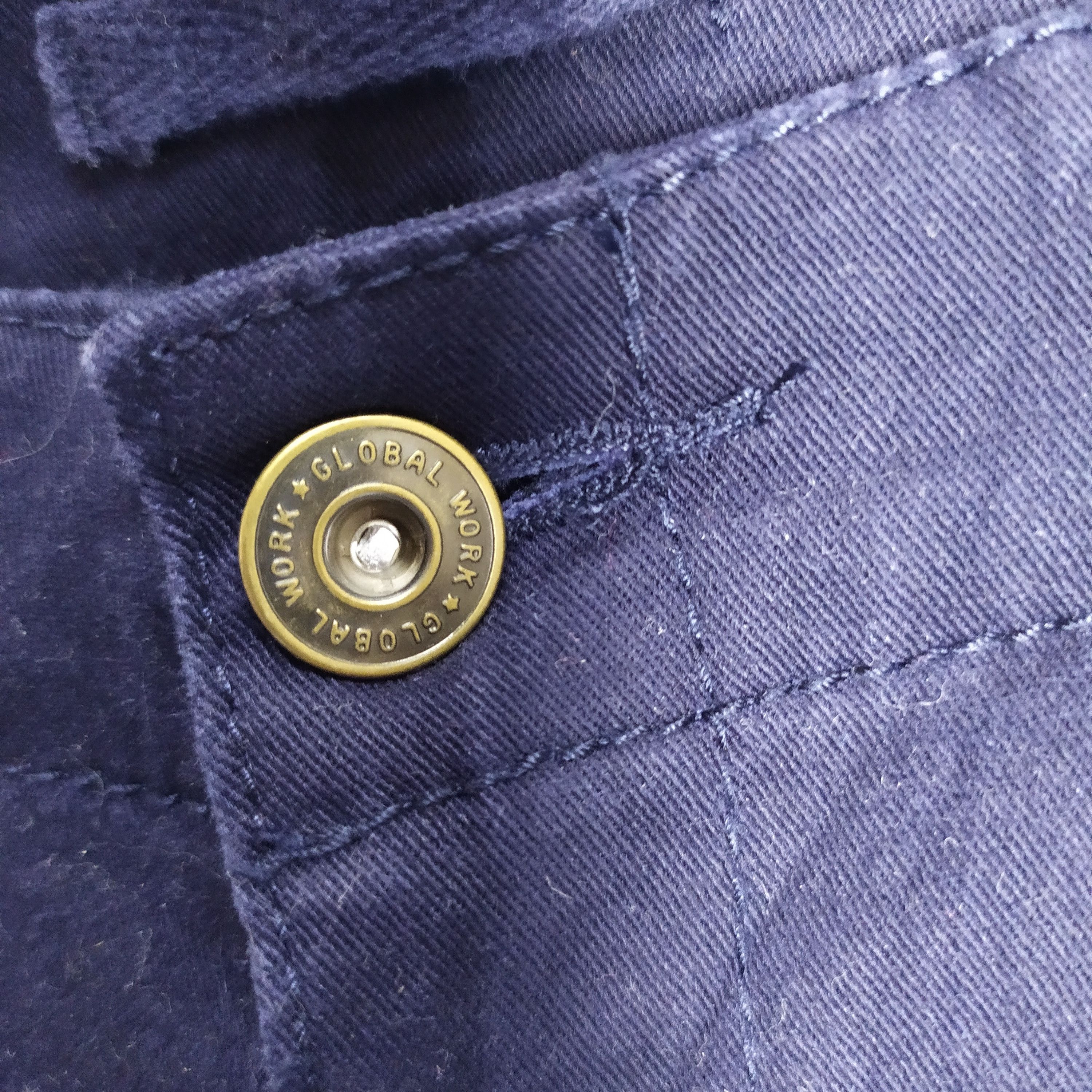 Global Work × Vintage Global work Dark blue Cargo Pants Size US 28 / EU 44 - 8 Thumbnail