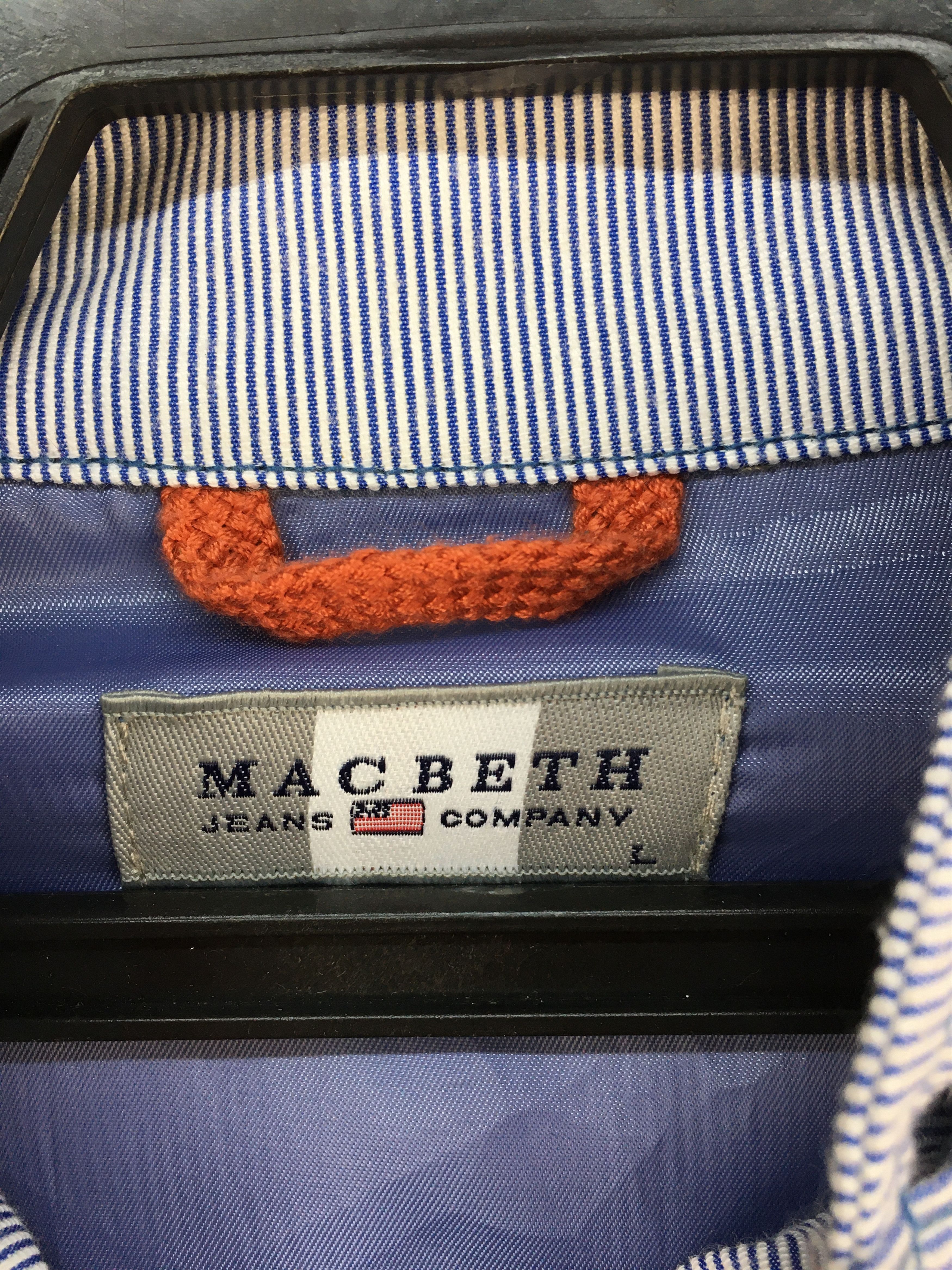 Japanese Brand × Macbeth MACBETH Pin Striped Hickory Worker Jacket Size US L / EU 52-54 / 3 - 10 Thumbnail