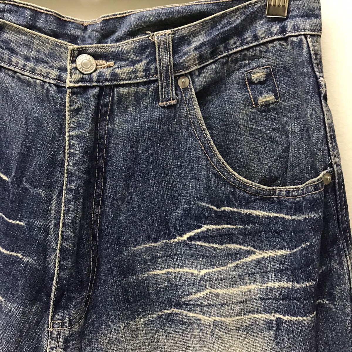 Vintage Vintage Top Town Tribal Dragon Denim Baggy Jeans Size US 32 / EU 48 - 5 Thumbnail