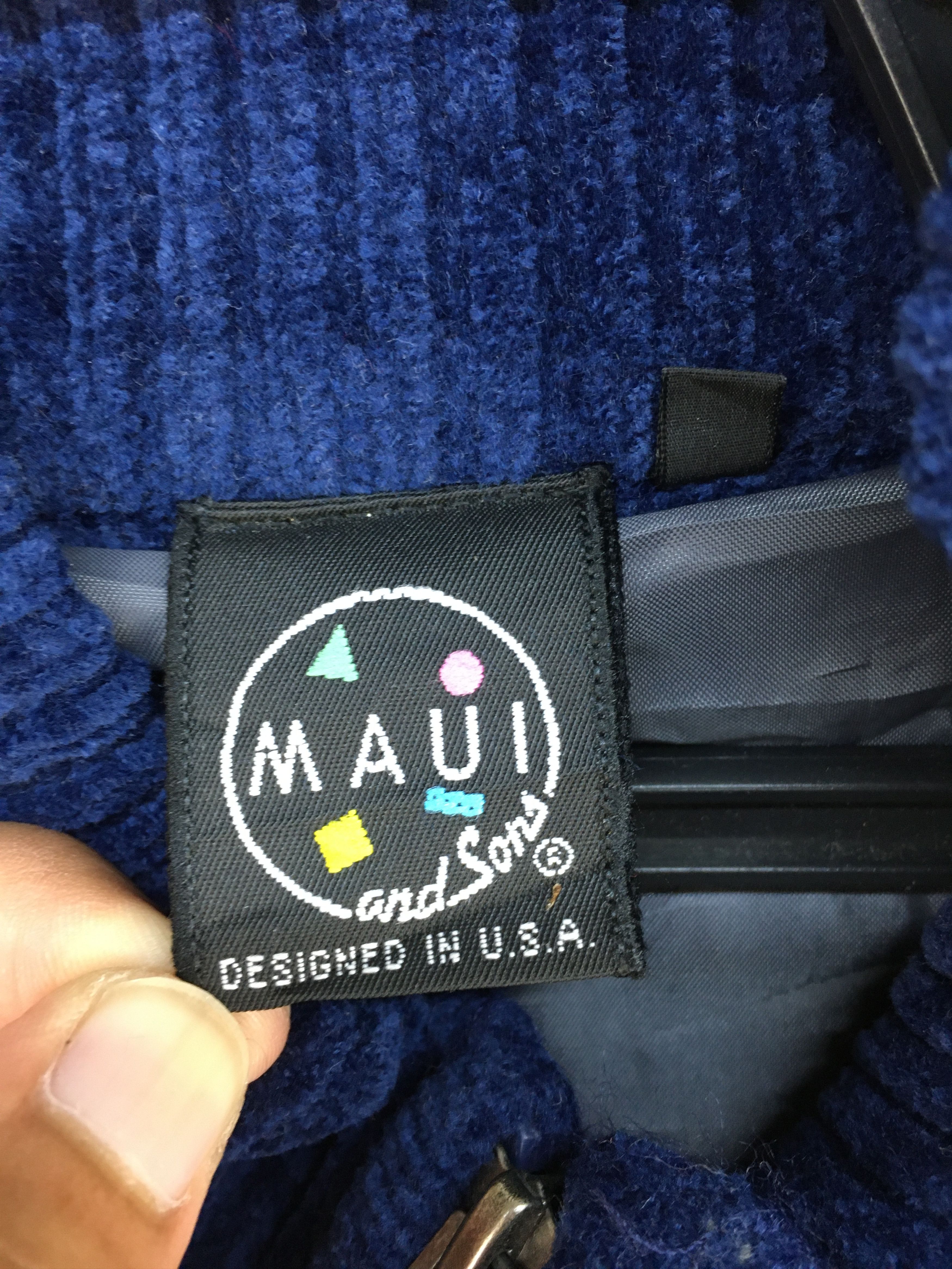 Maui and Sons Vintage MAUI & SONS Corduroy Native Zipper Jacket Nice Size US XL / EU 56 / 4 - 4 Thumbnail