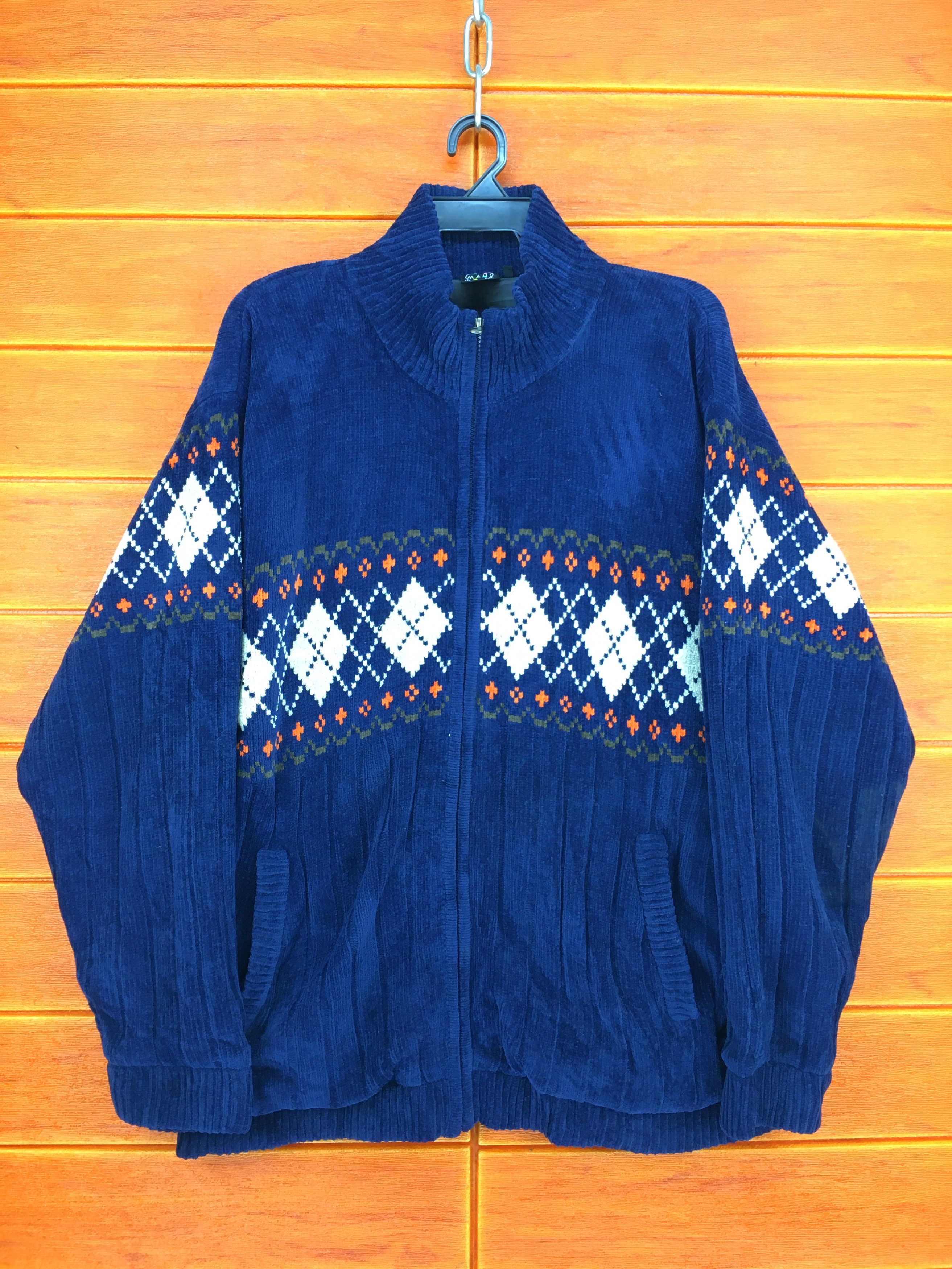 Maui and Sons Vintage MAUI & SONS Corduroy Native Zipper Jacket Nice Size US XL / EU 56 / 4 - 1 Thumbnail