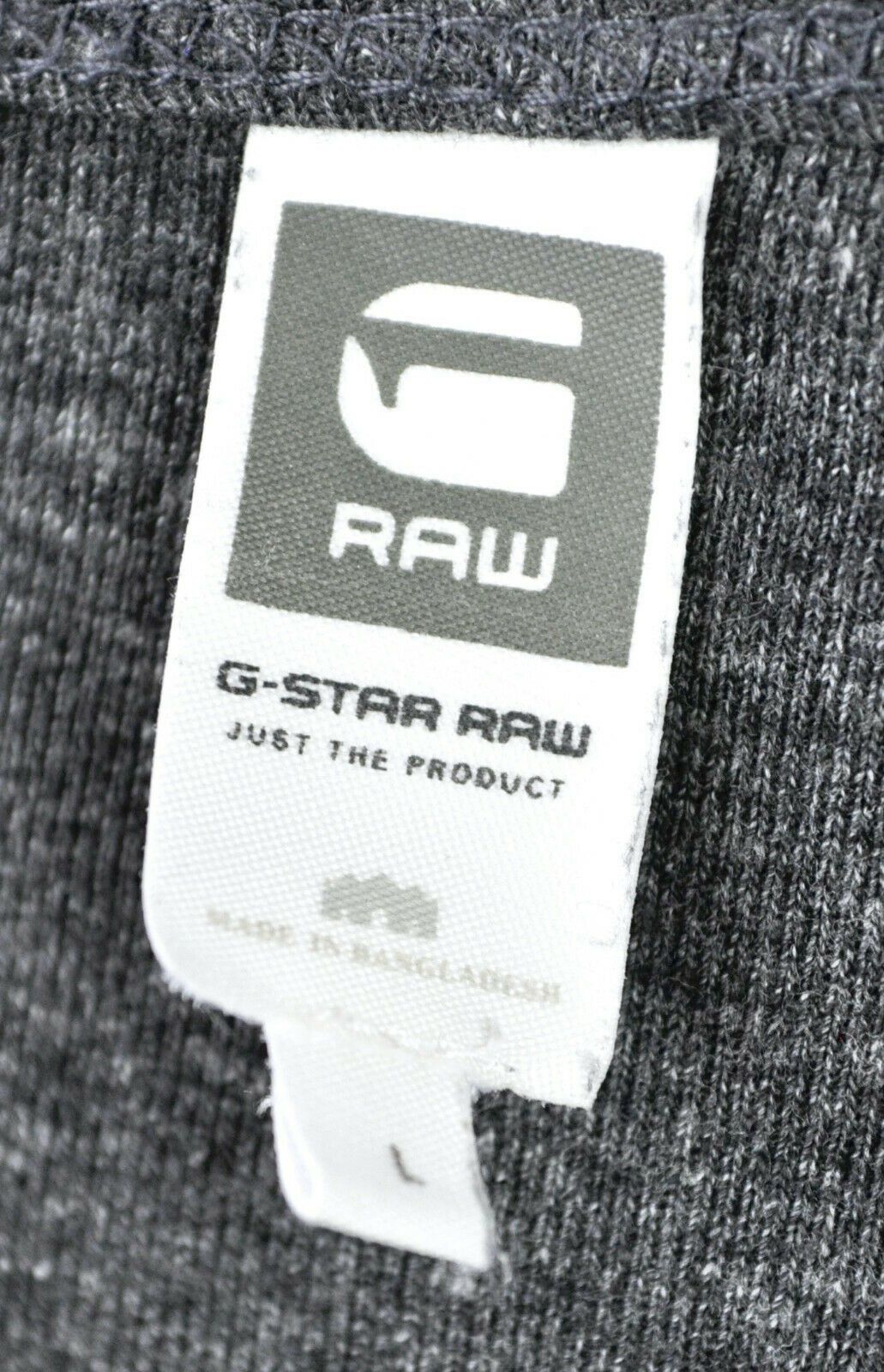 G-Star G-STAR RAW Dider Regular Granddad Cotton Sweater Shirt L Size US L / EU 52-54 / 3 - 5 Thumbnail